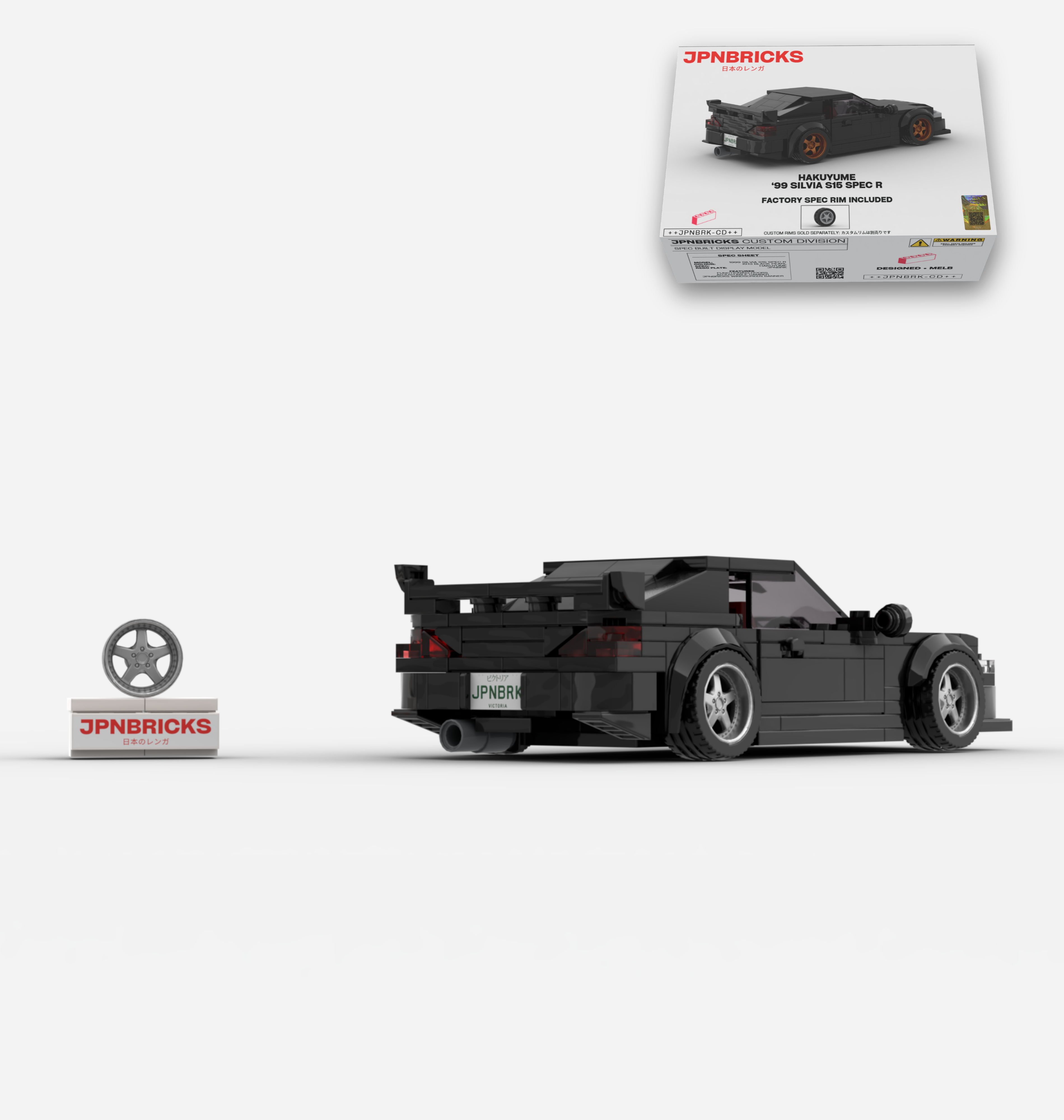 1999 SILVIA S15 SPEC R KH3 BLACK CUSTOM SPEC