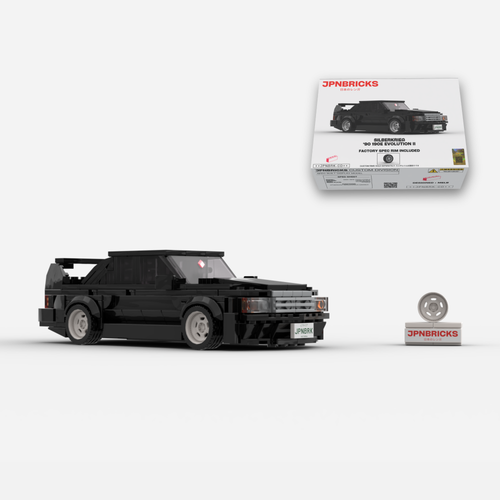 1990 190E Evolution II DB99 Black Brick Car Model Kit