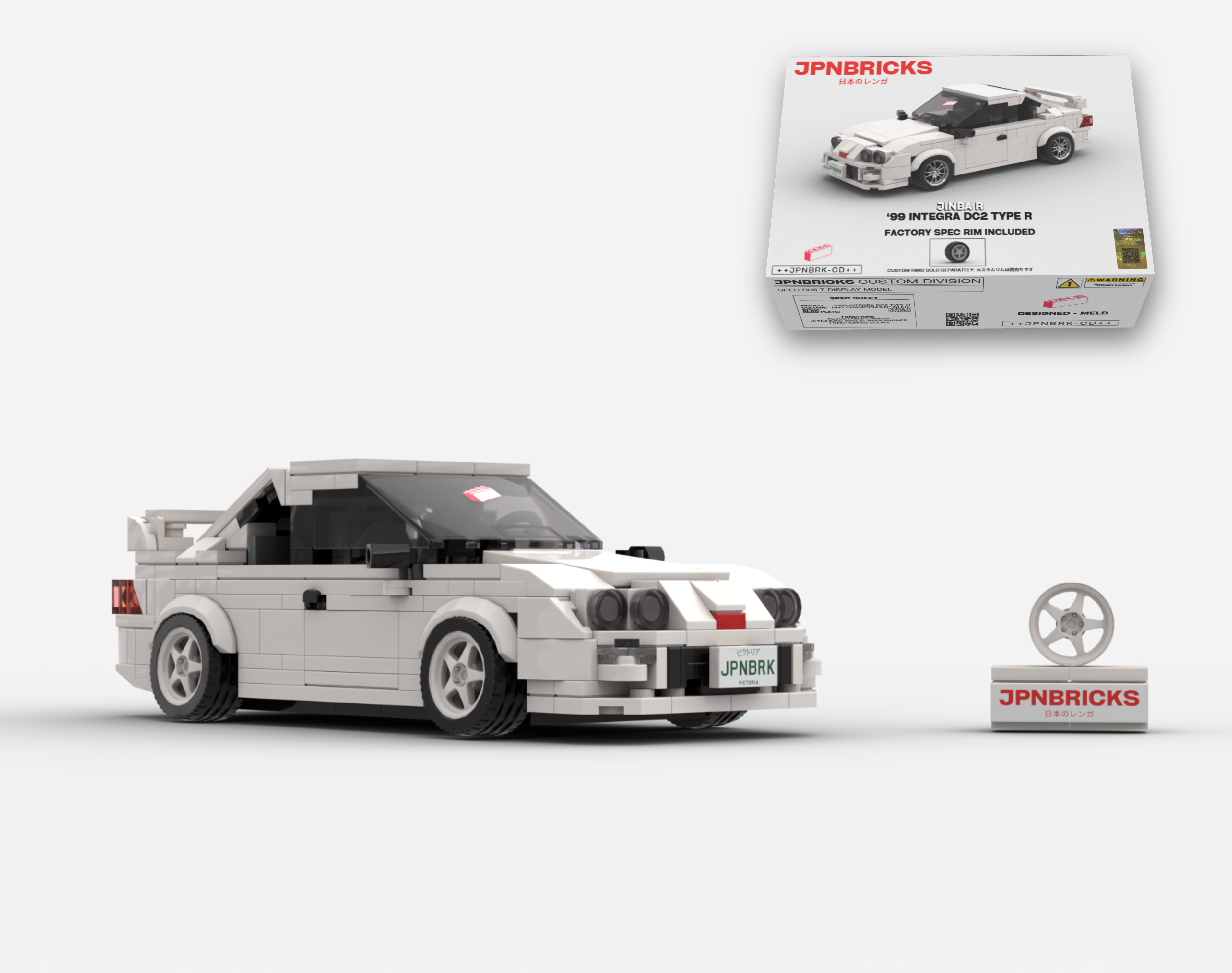 [PRE-ORDER] 1999 INTEGRA DC2 TYPE R NH0 CHAMPIONSHIP WHITE
