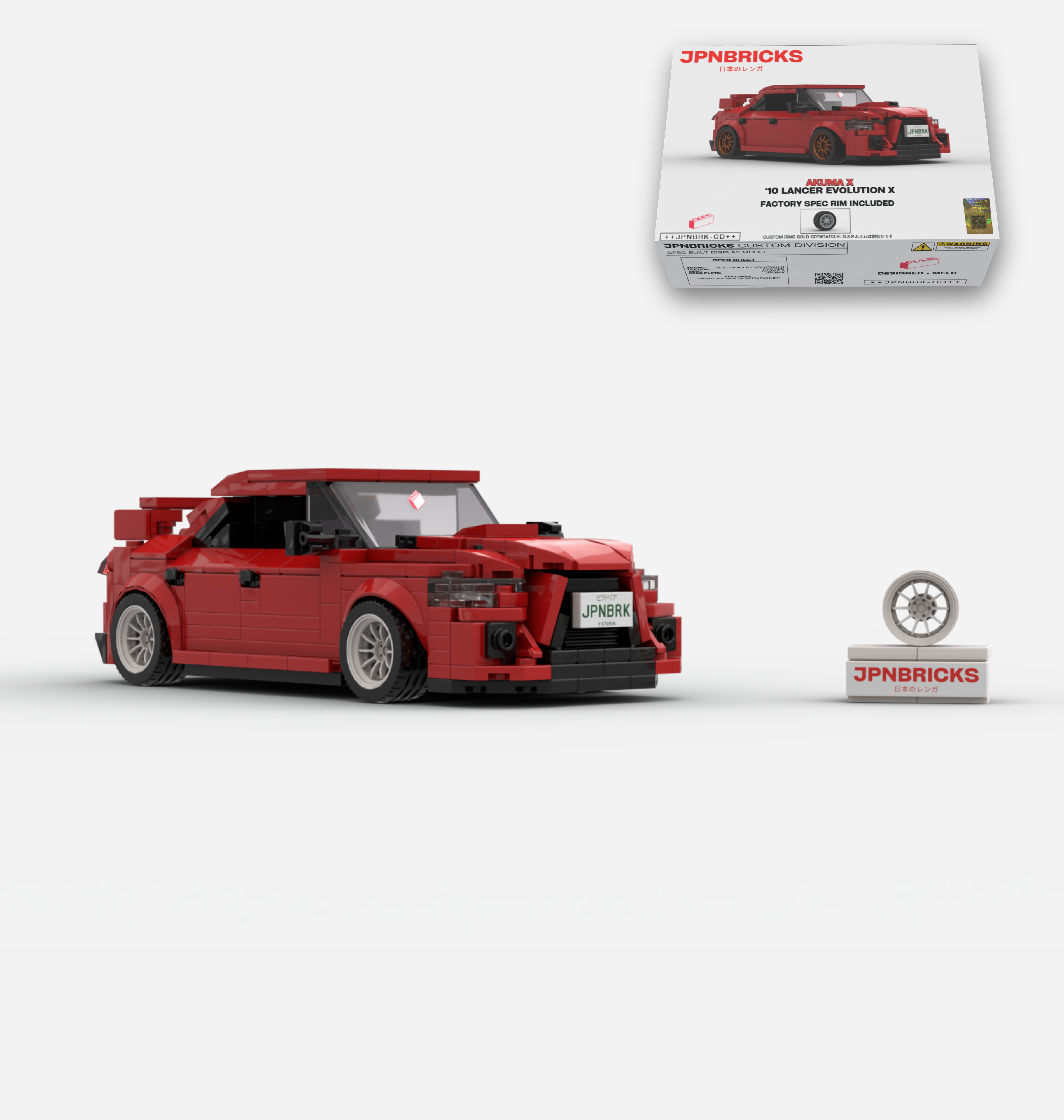 2008 LANCER EVOLUTION X P26 RED
