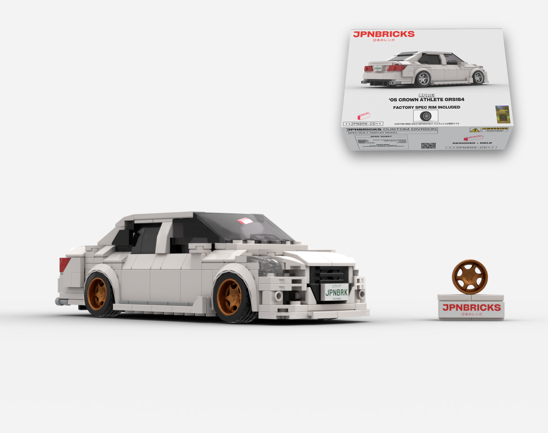 2005 Crown Athlete GRS184 Brick Car Model | JPNBRICKS – JPNBricks