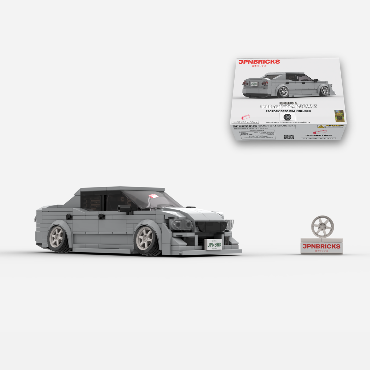 [PRE-ORDER] 1999 Altezza RS200 Z 1C0 Grey Brick Car Model Kit