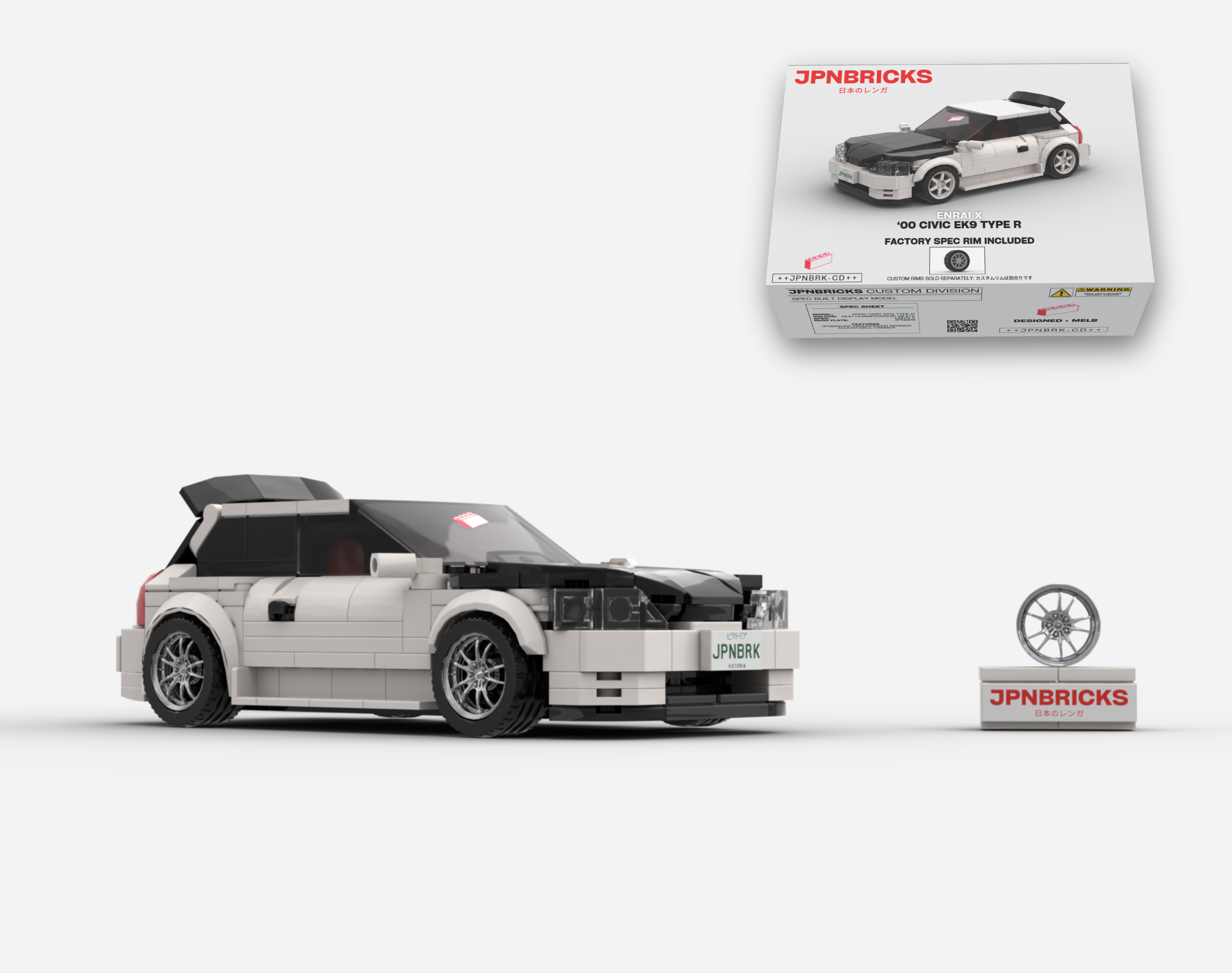 2000 CIVIC EK9 TYPE R NH0 CHAMPIONSHIP WHITE