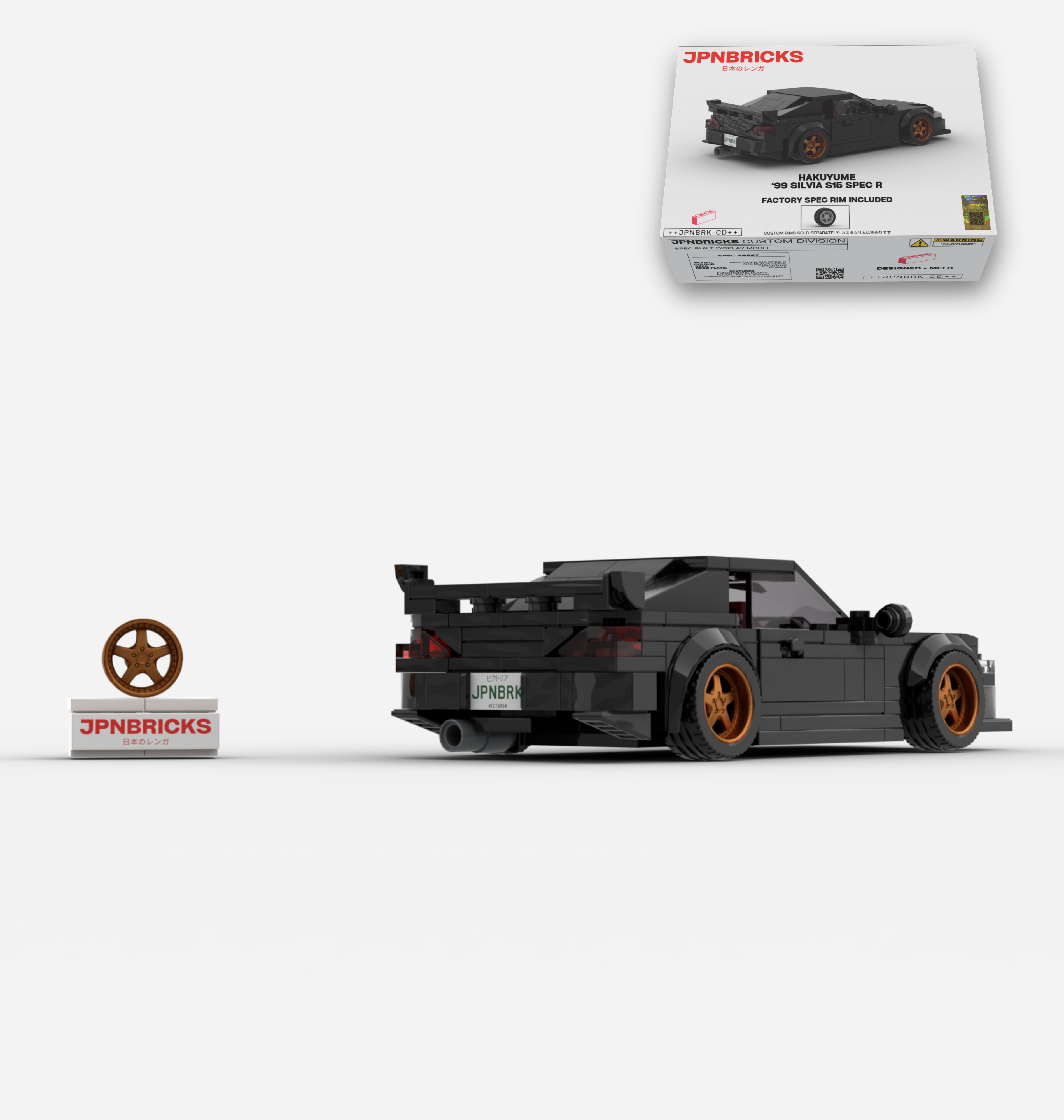 1999 SILVIA S15 SPEC R KH3 BLACK CUSTOM SPEC