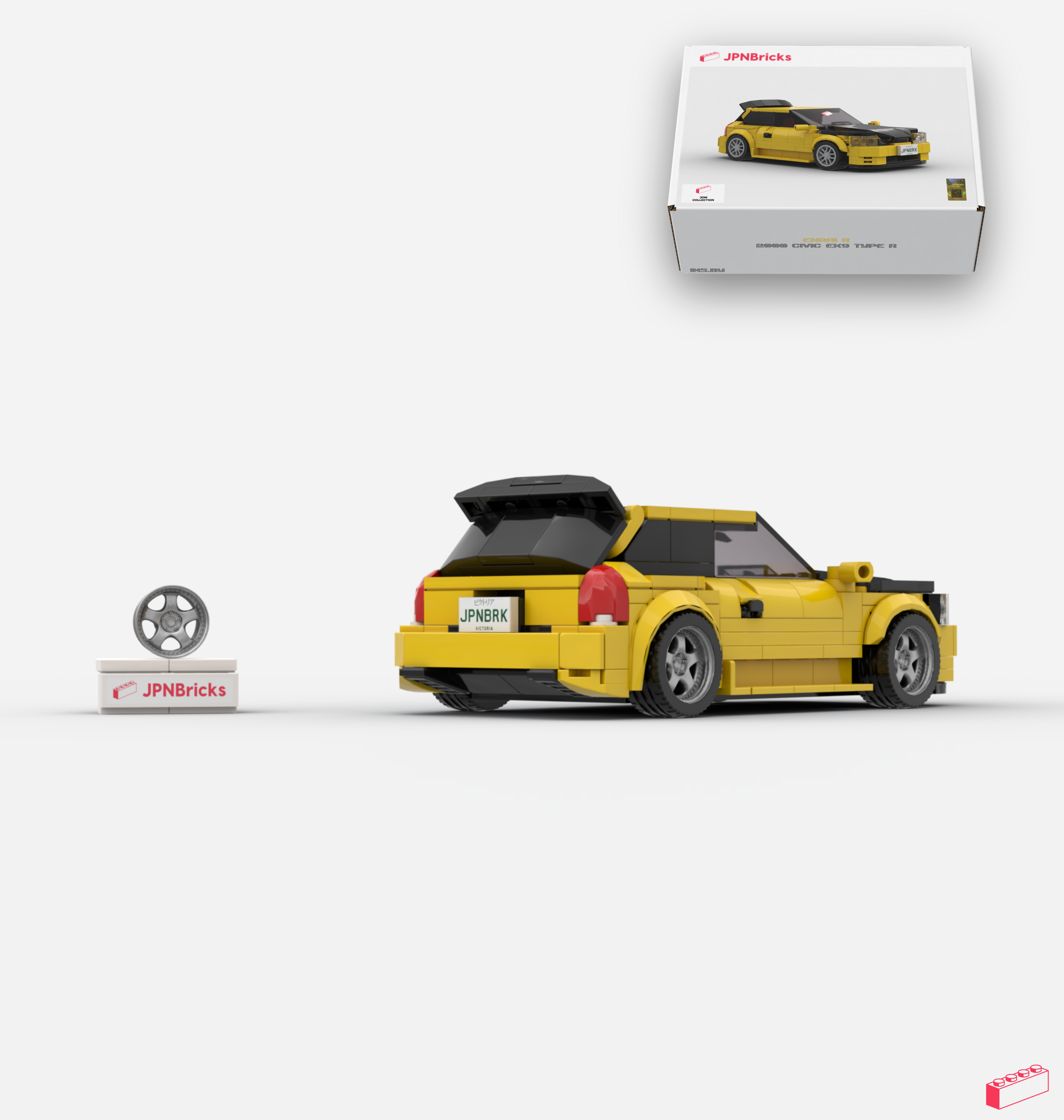 2000 CIVIC EK9 TYPE R YZ YELLOW CUSTOM SPEC
