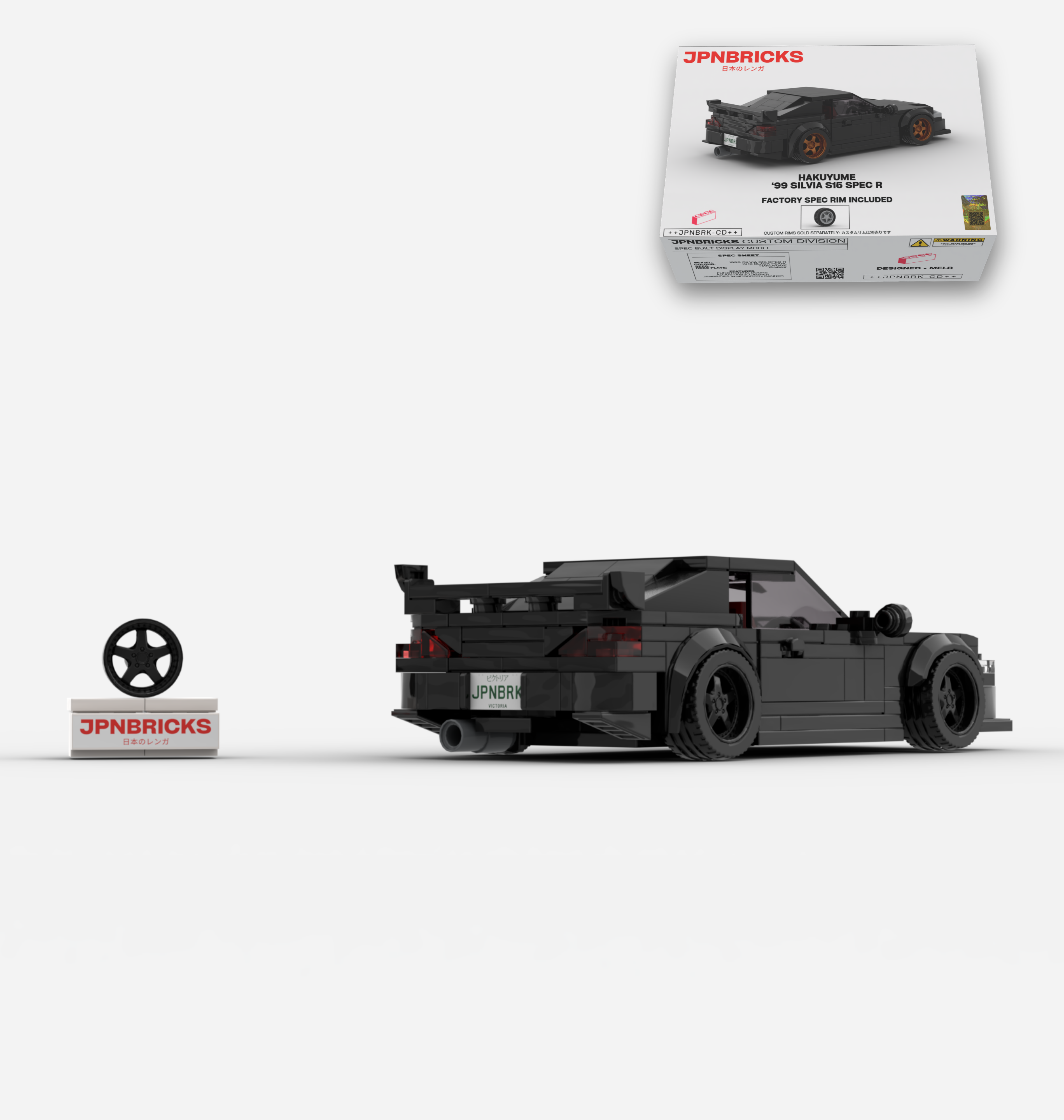 1999 SILVIA S15 SPEC R KH3 BLACK CUSTOM SPEC