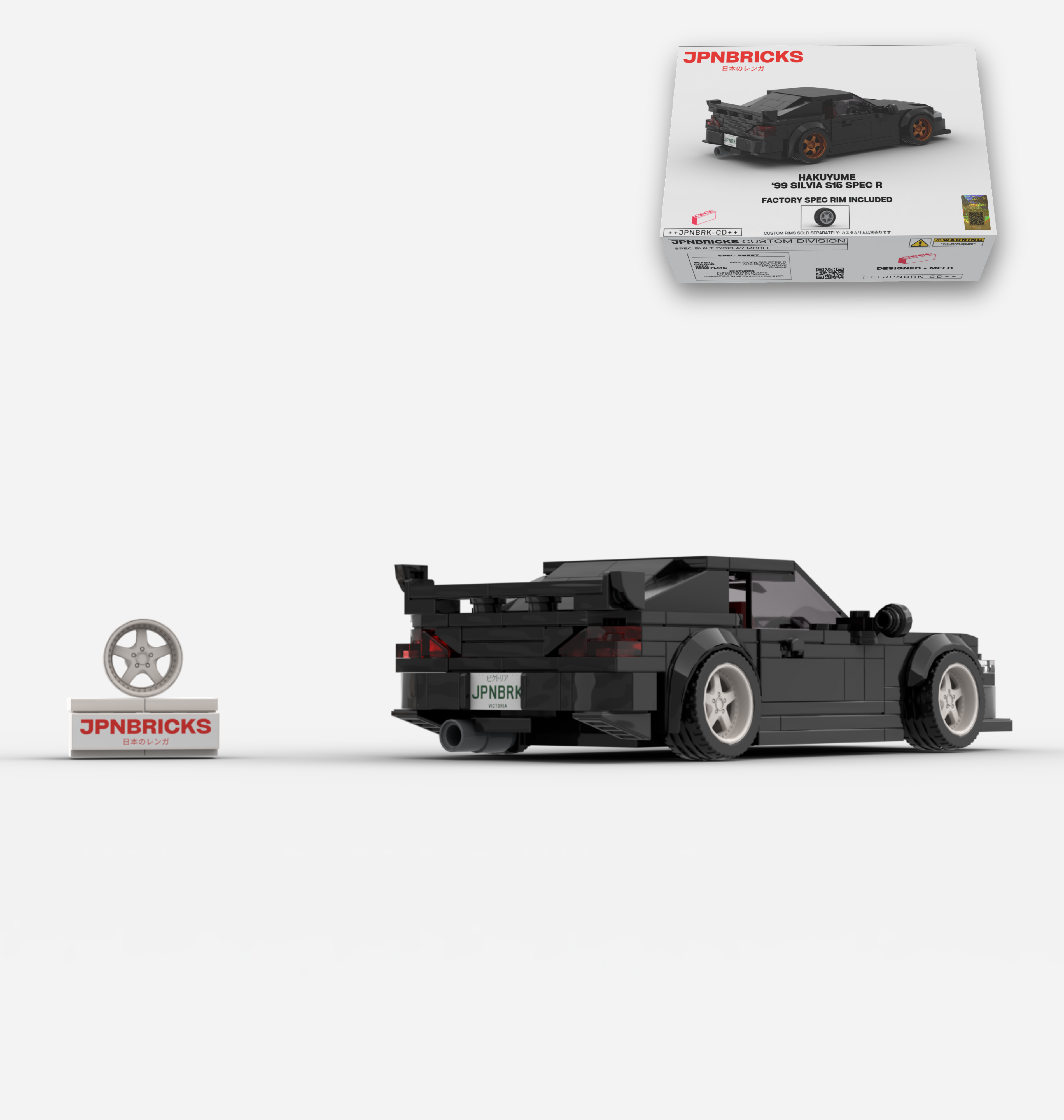 1999 SILVIA S15 SPEC R KH3 BLACK CUSTOM SPEC