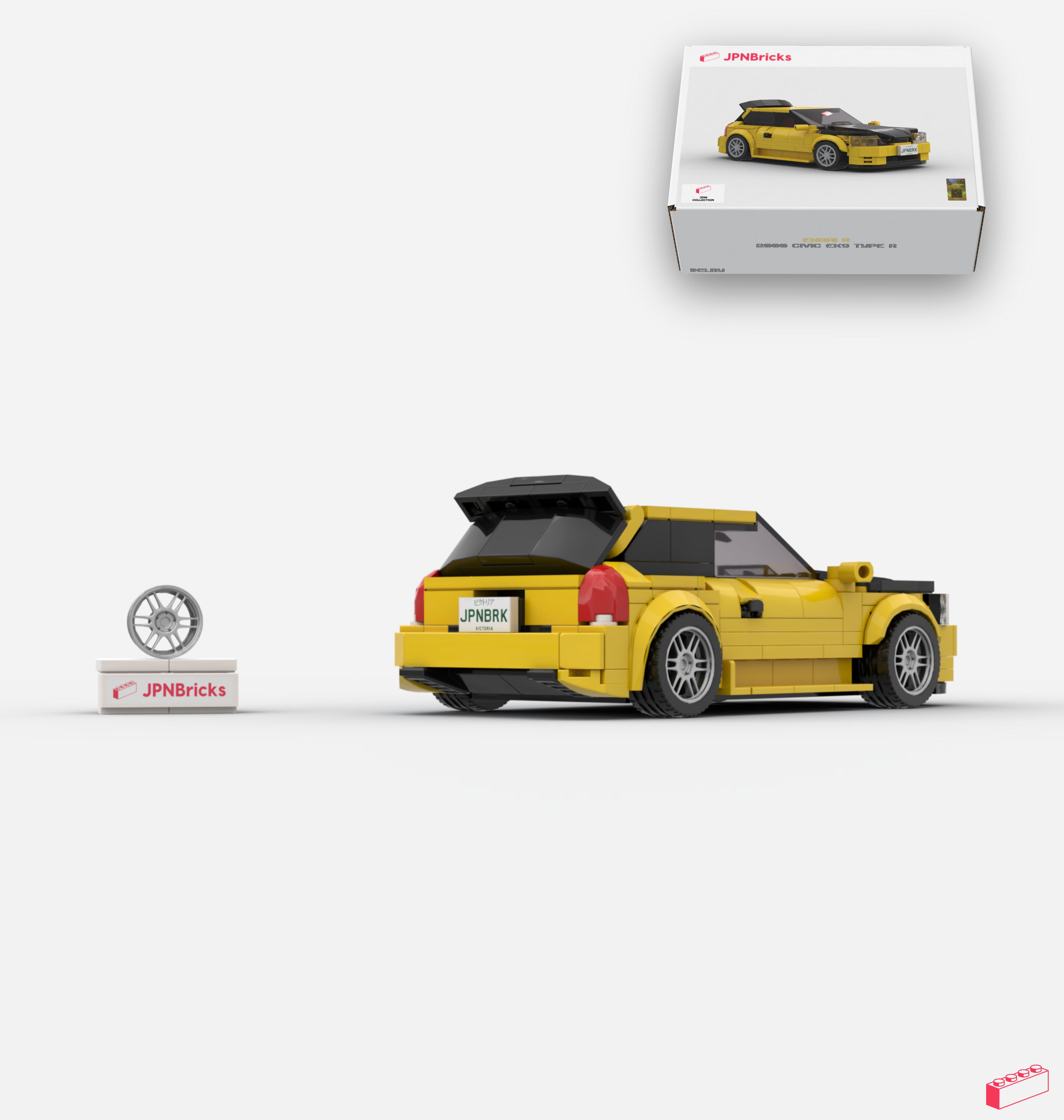 2000 CIVIC EK9 TYPE R YZ YELLOW CUSTOM SPEC