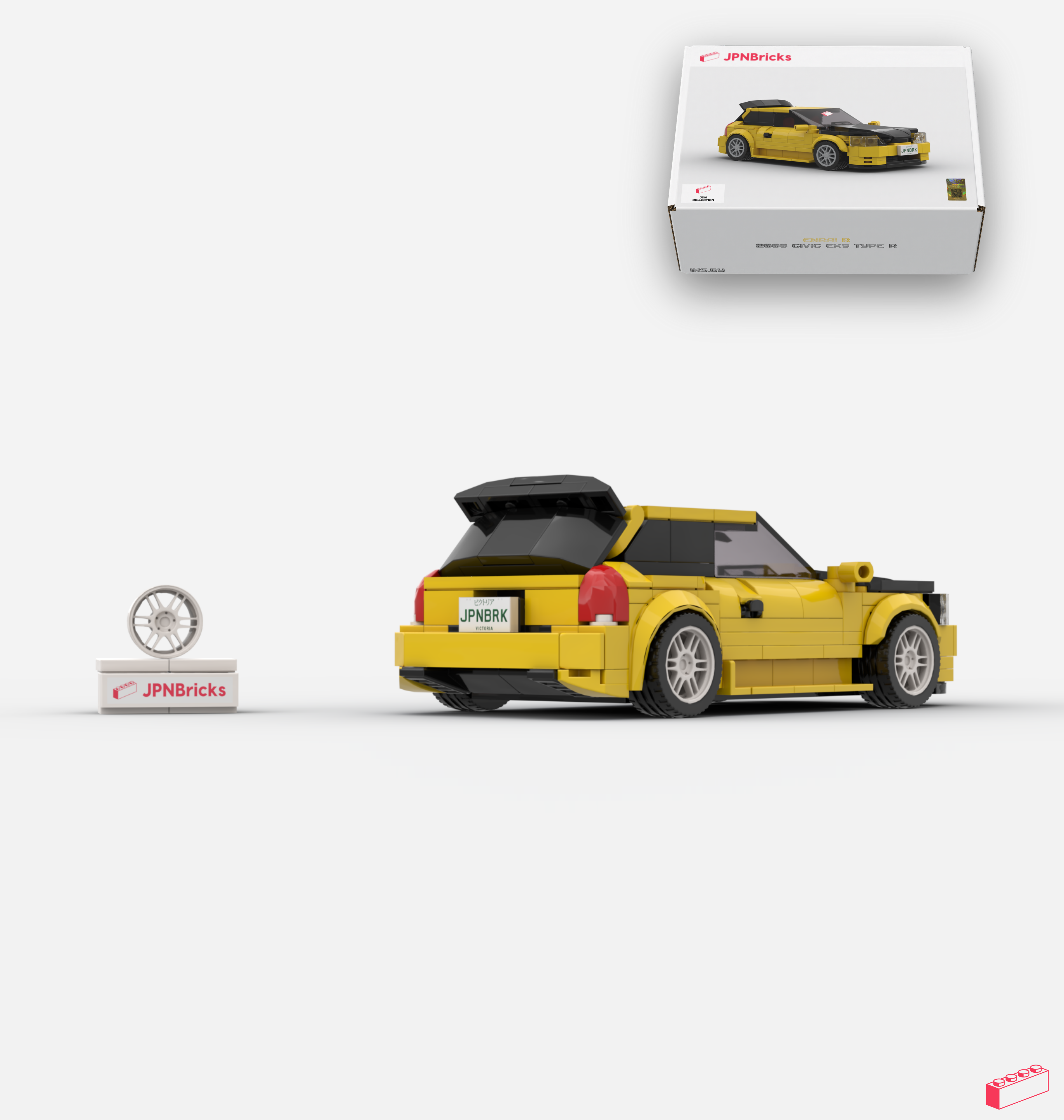 2000 CIVIC EK9 TYPE R YZ YELLOW CUSTOM SPEC