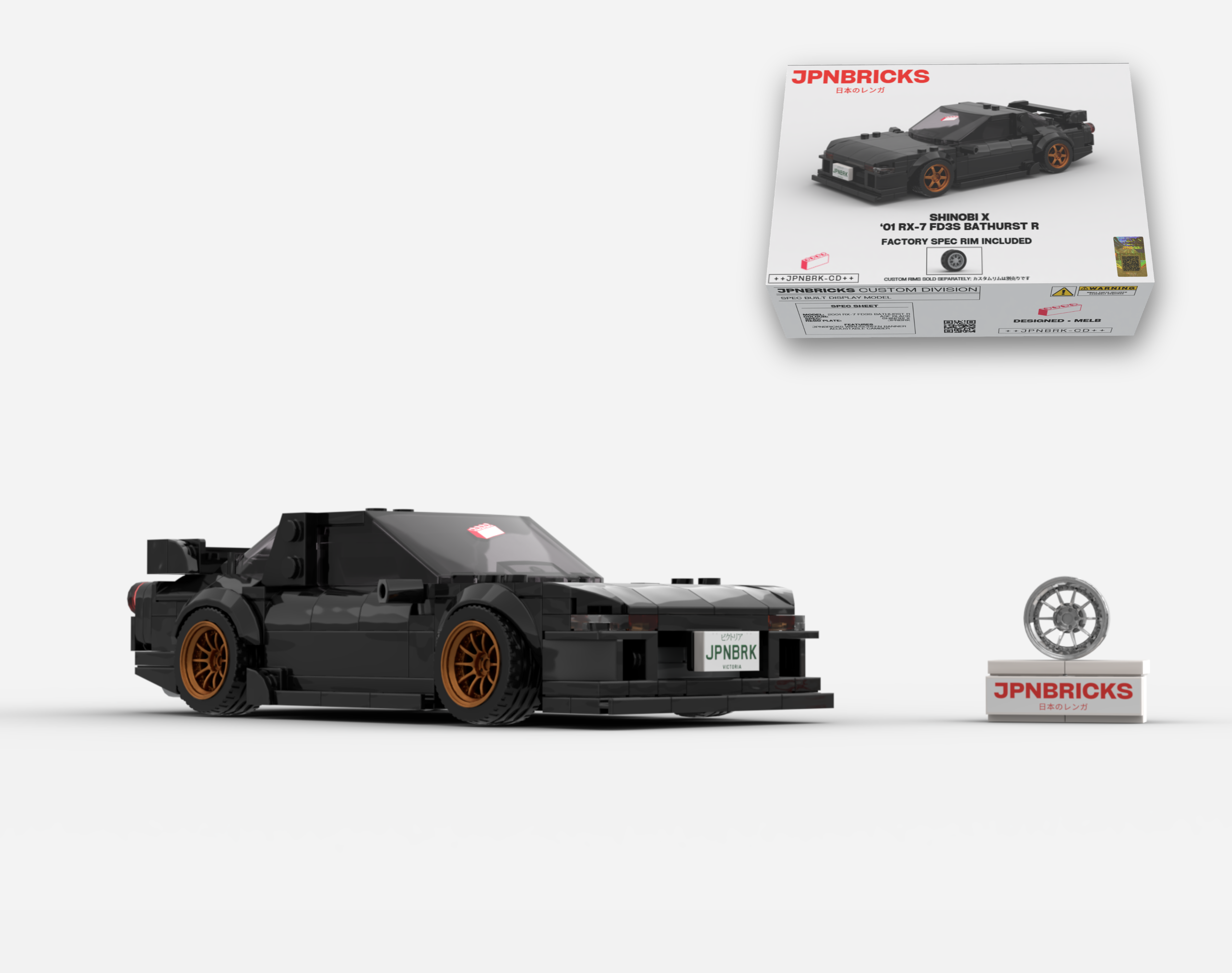 2001 RX-7 FD3S BATHURST R A3F BLACK