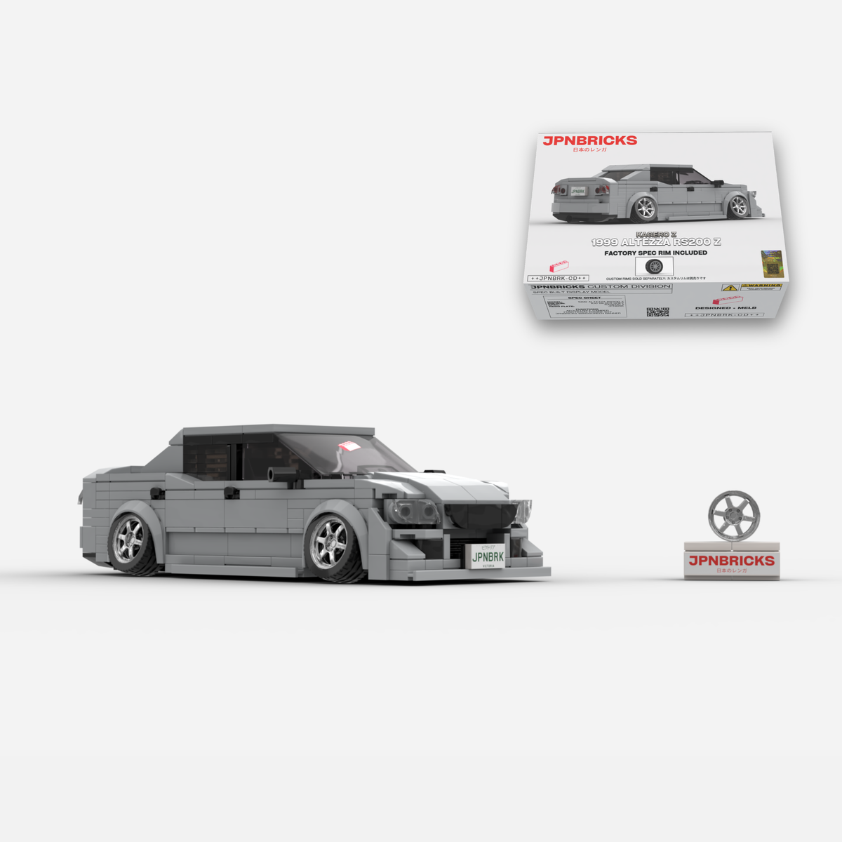 [PRE-ORDER] 1999 Altezza RS200 Z 1C0 Grey Brick Car Model Kit