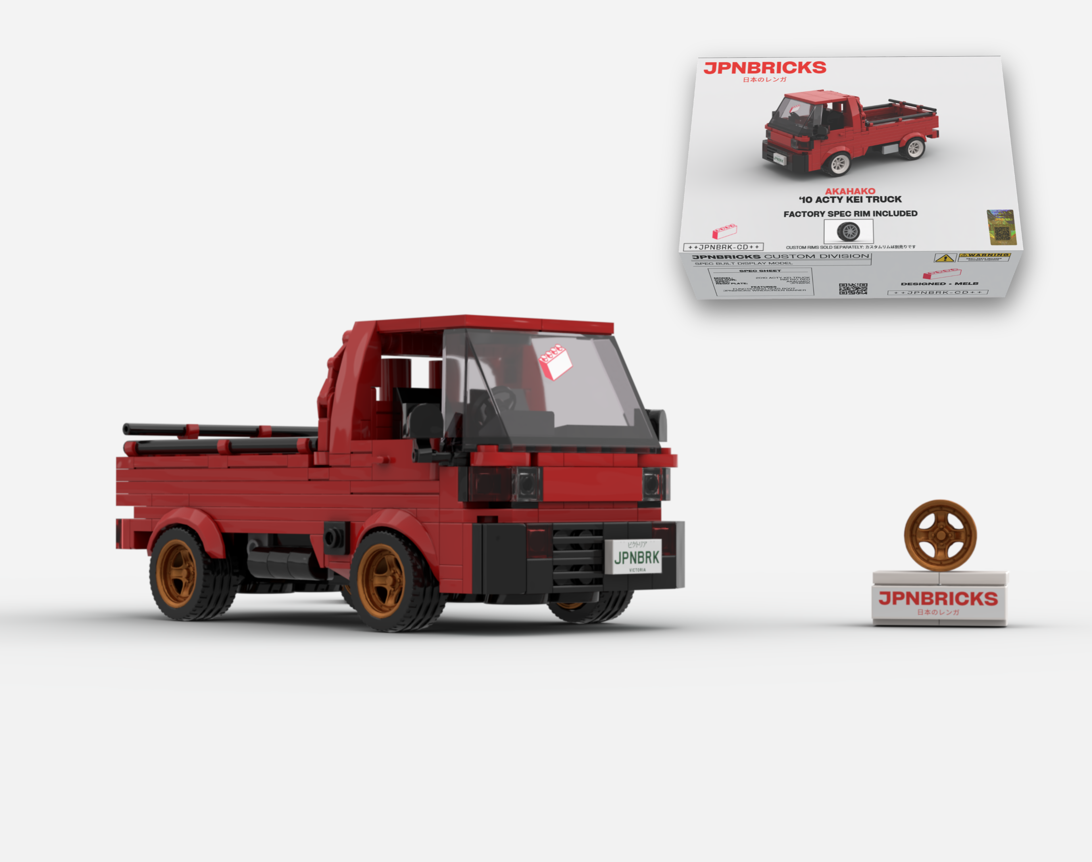 2010 ACTY KEI TRUCK R81 RED