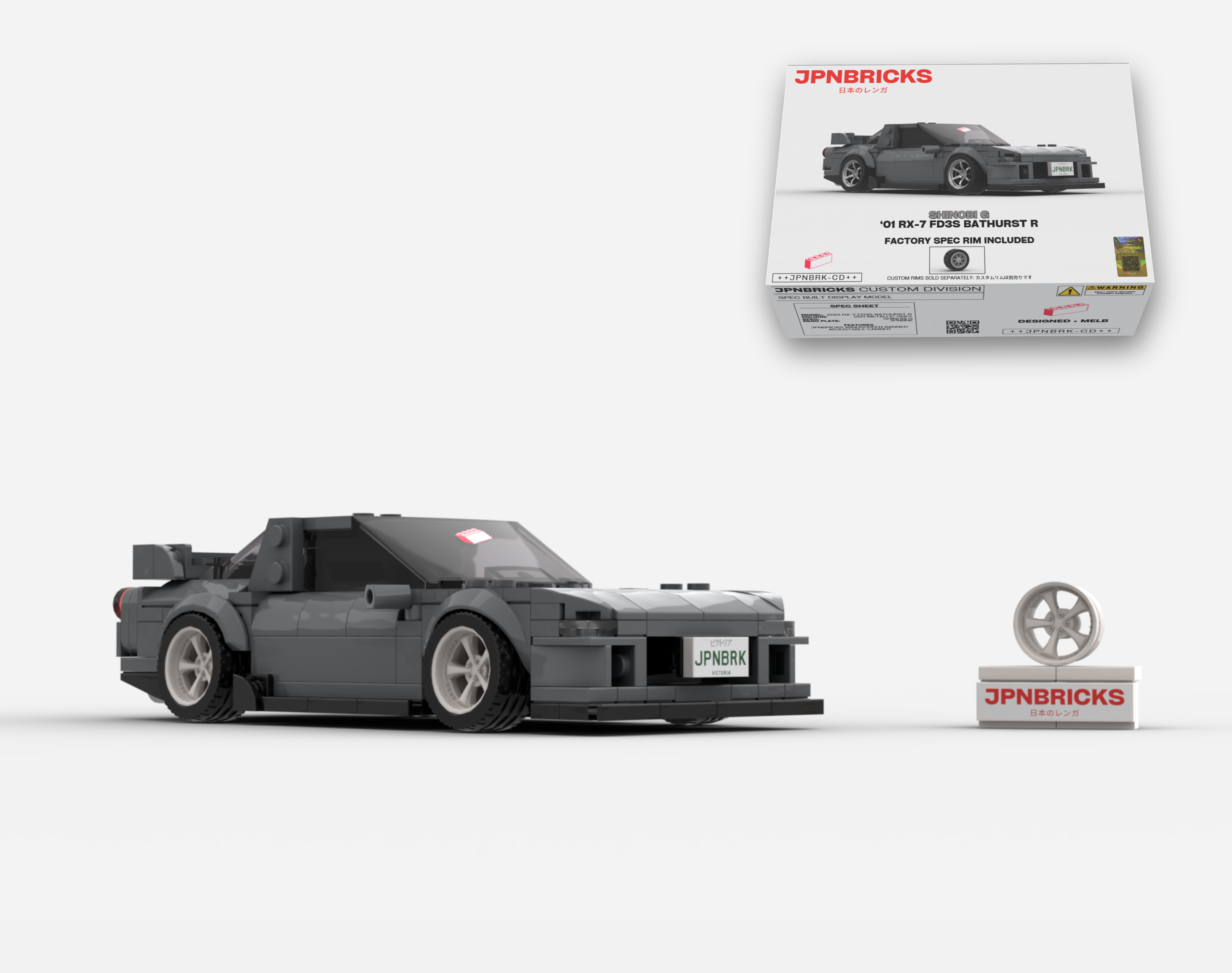 2001 RX-7 FD3S BATHURST R 25G GREY