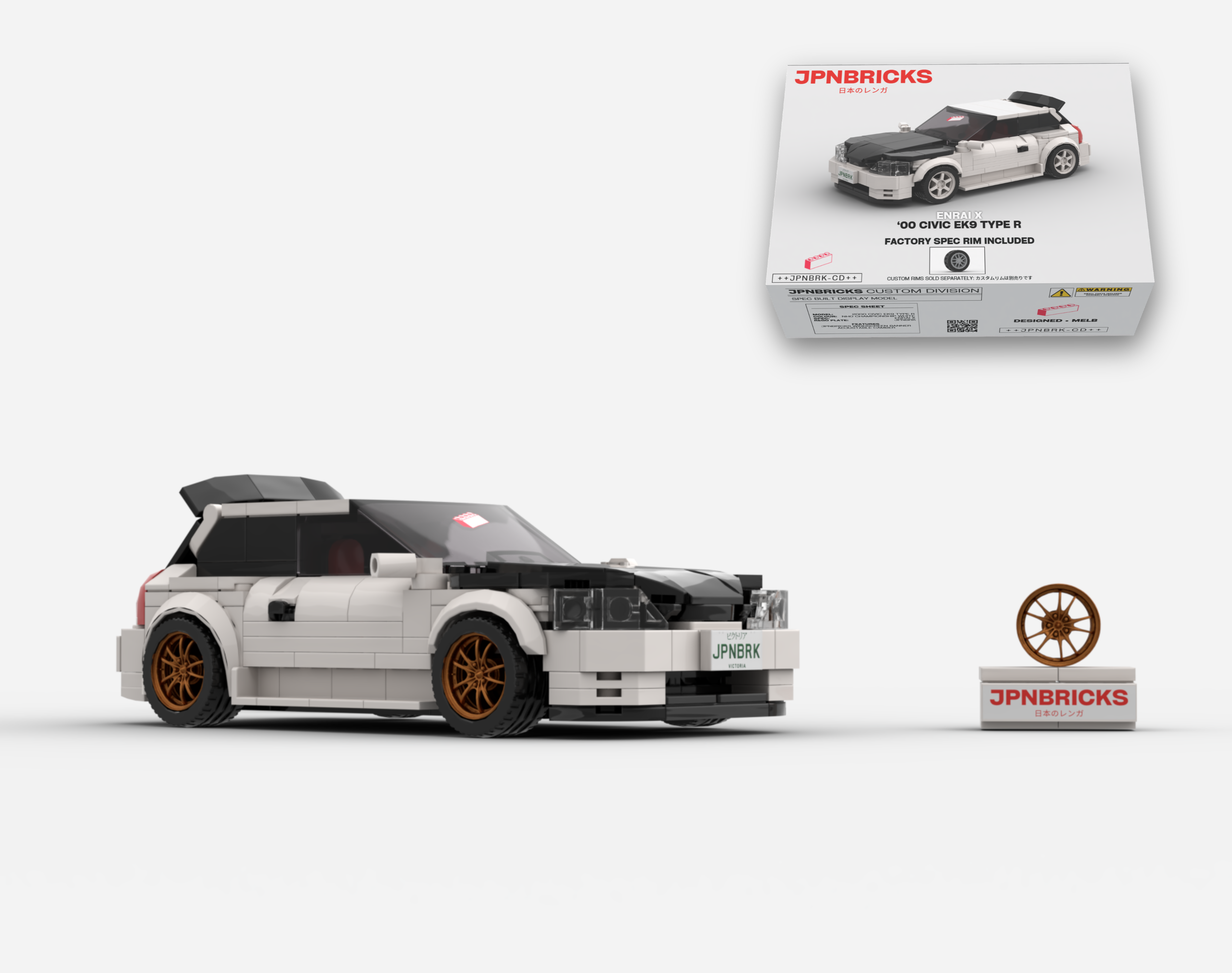 2000 CIVIC EK9 TYPE R NH0 CHAMPIONSHIP WHITE