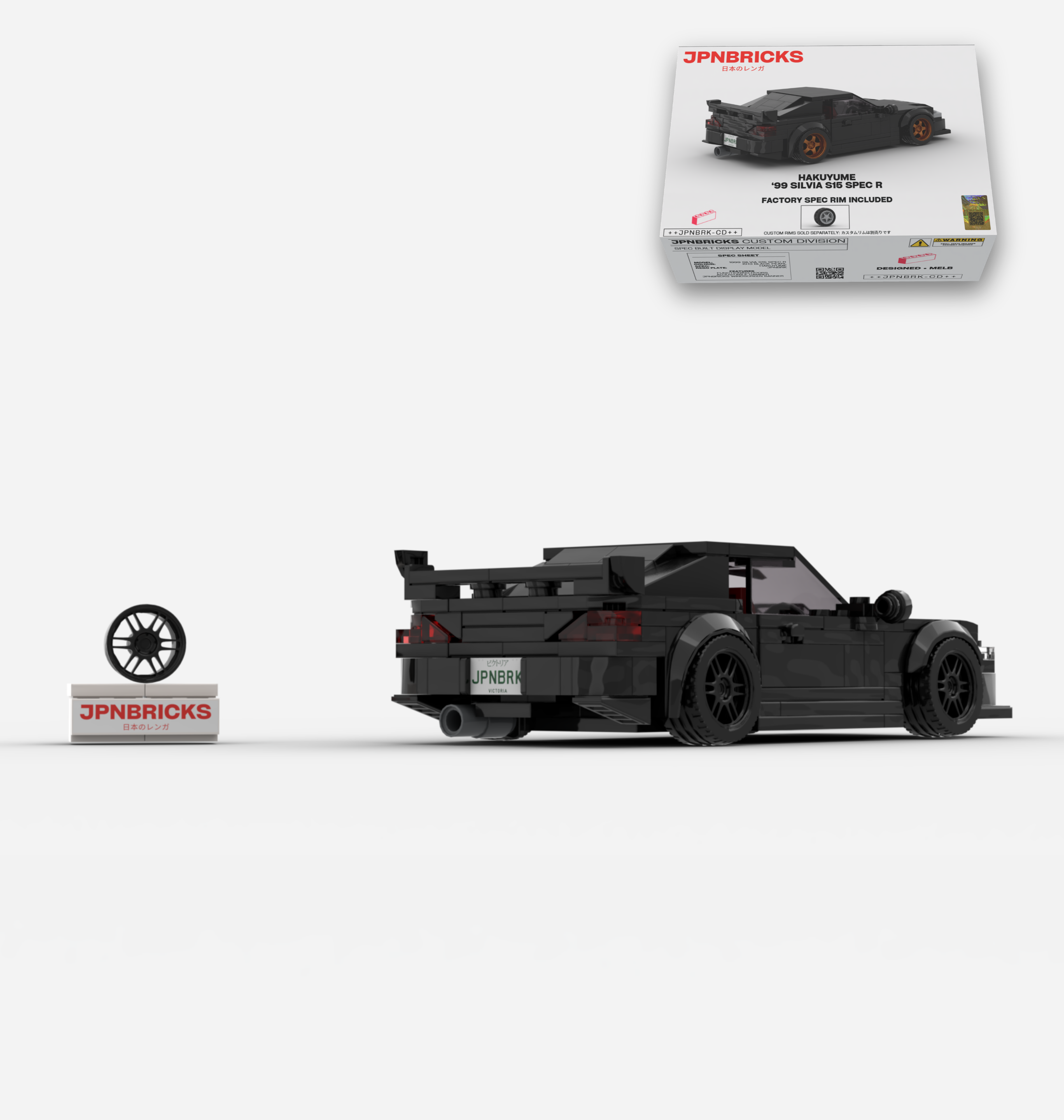1999 SILVIA S15 SPEC R KH3 BLACK CUSTOM SPEC