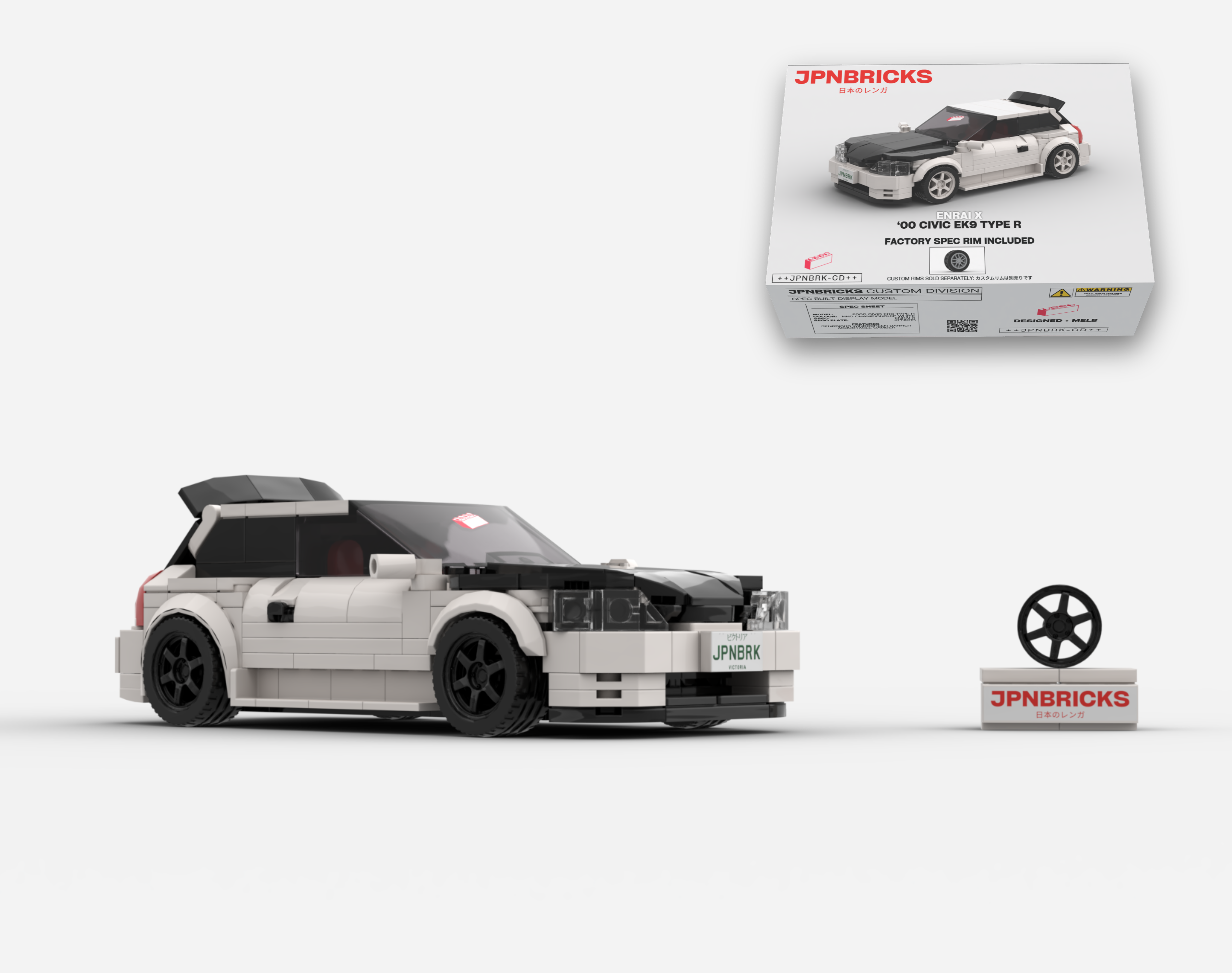 2000 CIVIC EK9 TYPE R NH0 CHAMPIONSHIP WHITE