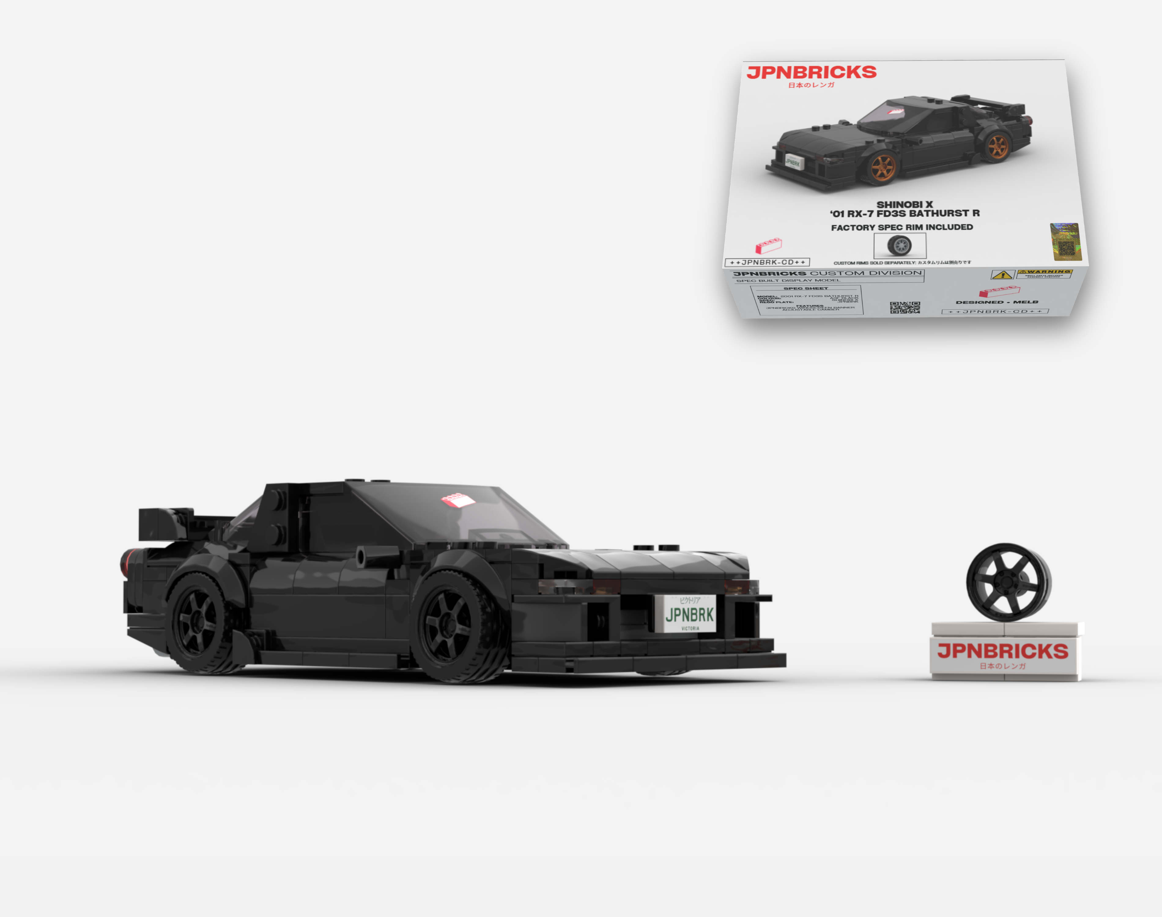 2001 RX-7 FD3S BATHURST R A3F BLACK