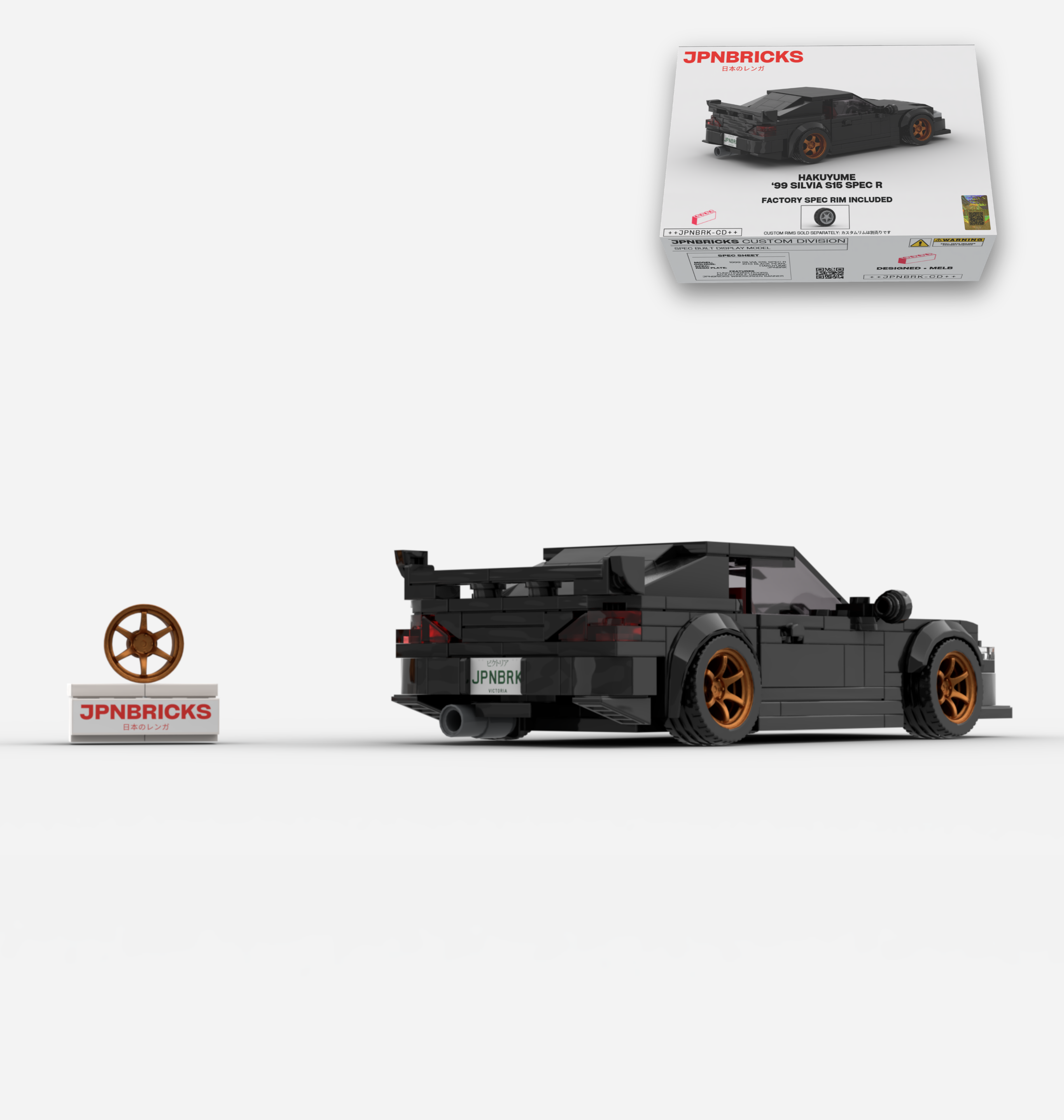 1999 SILVIA S15 SPEC R KH3 BLACK CUSTOM SPEC
