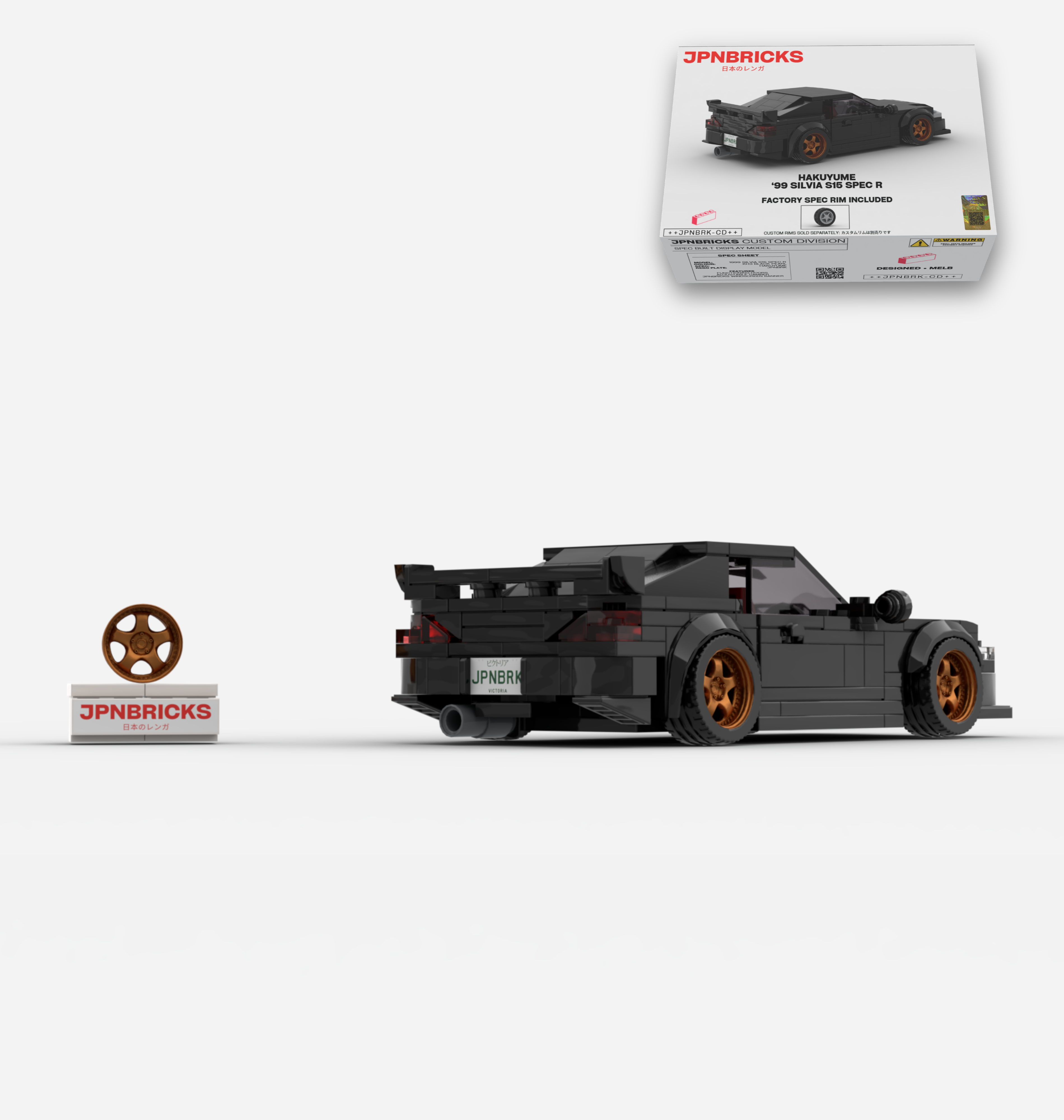 1999 SILVIA S15 SPEC R KH3 BLACK