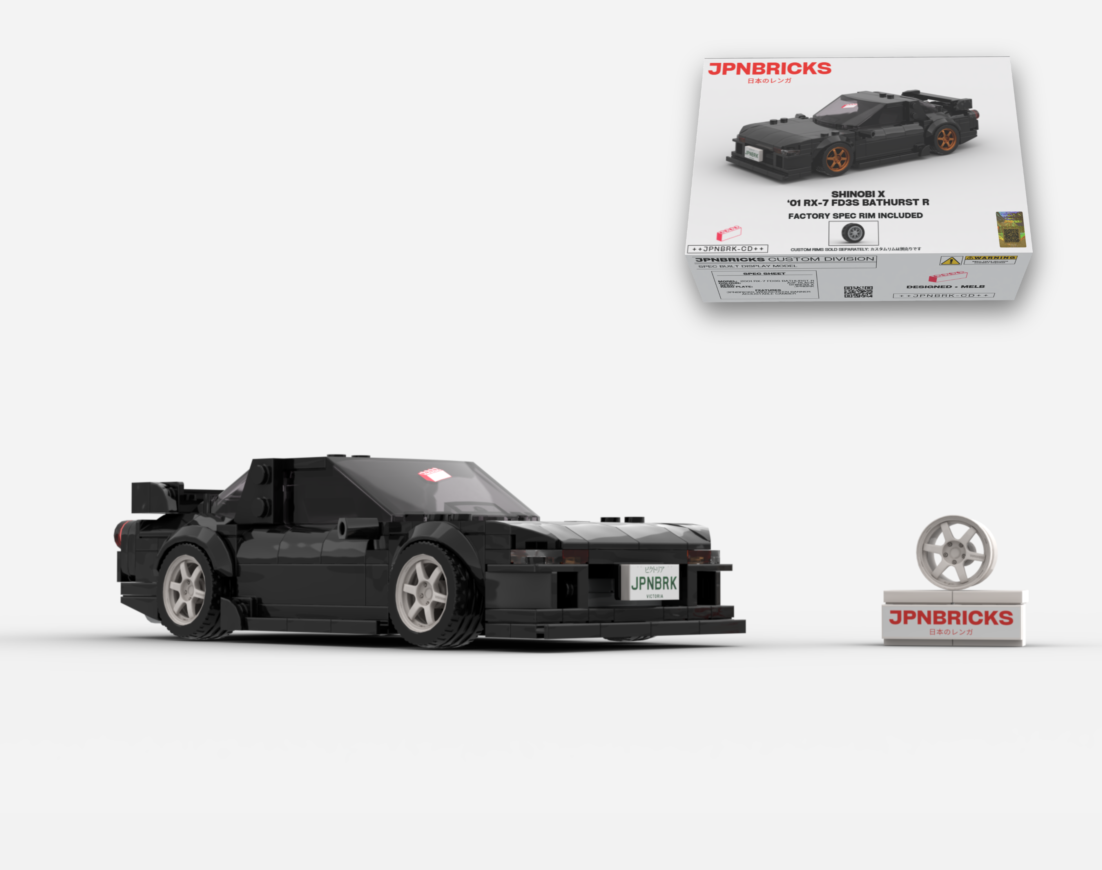 2001 RX-7 FD3S BATHURST R A3F BLACK