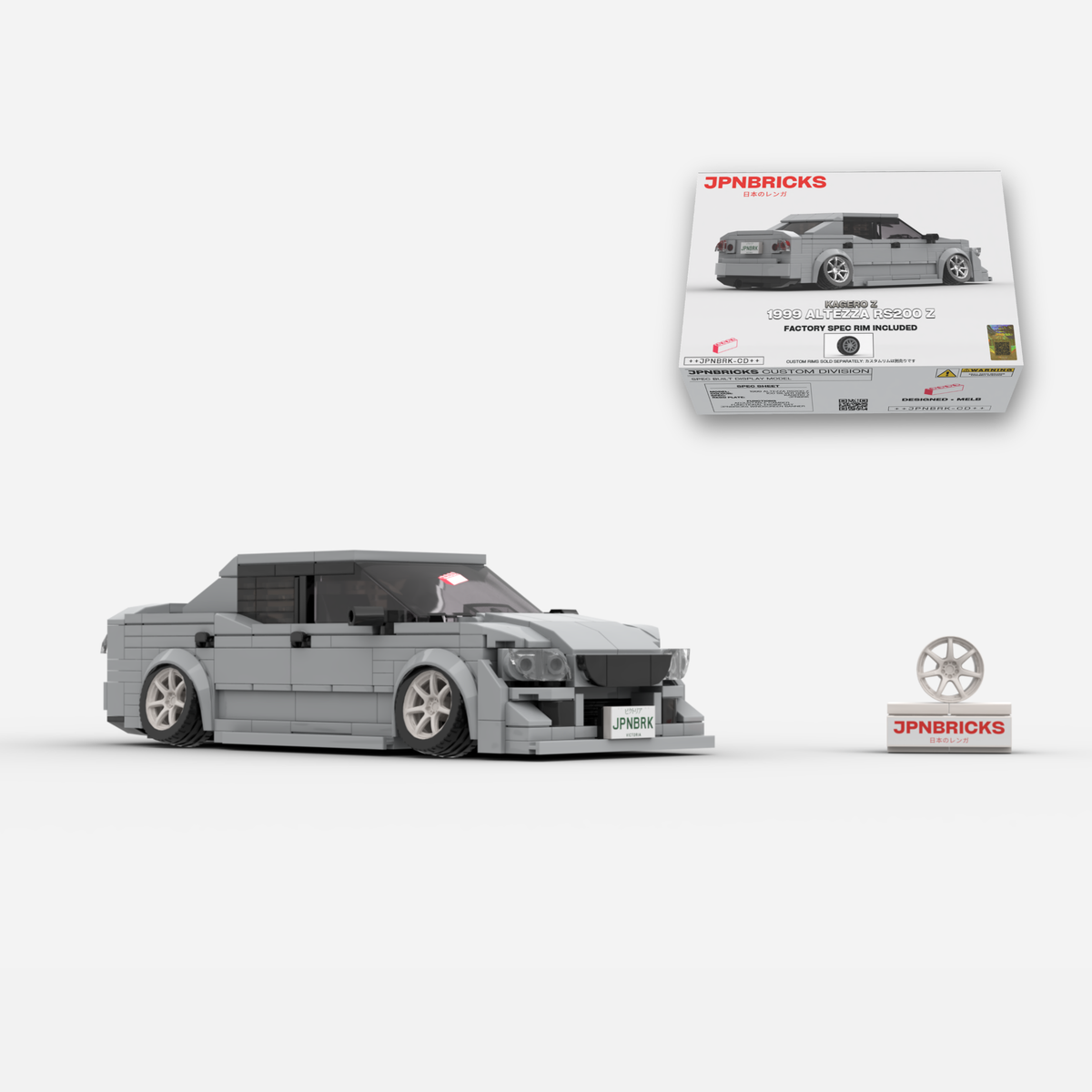 [PRE-ORDER] 1999 Altezza RS200 Z 1C0 Grey Brick Car Model Kit