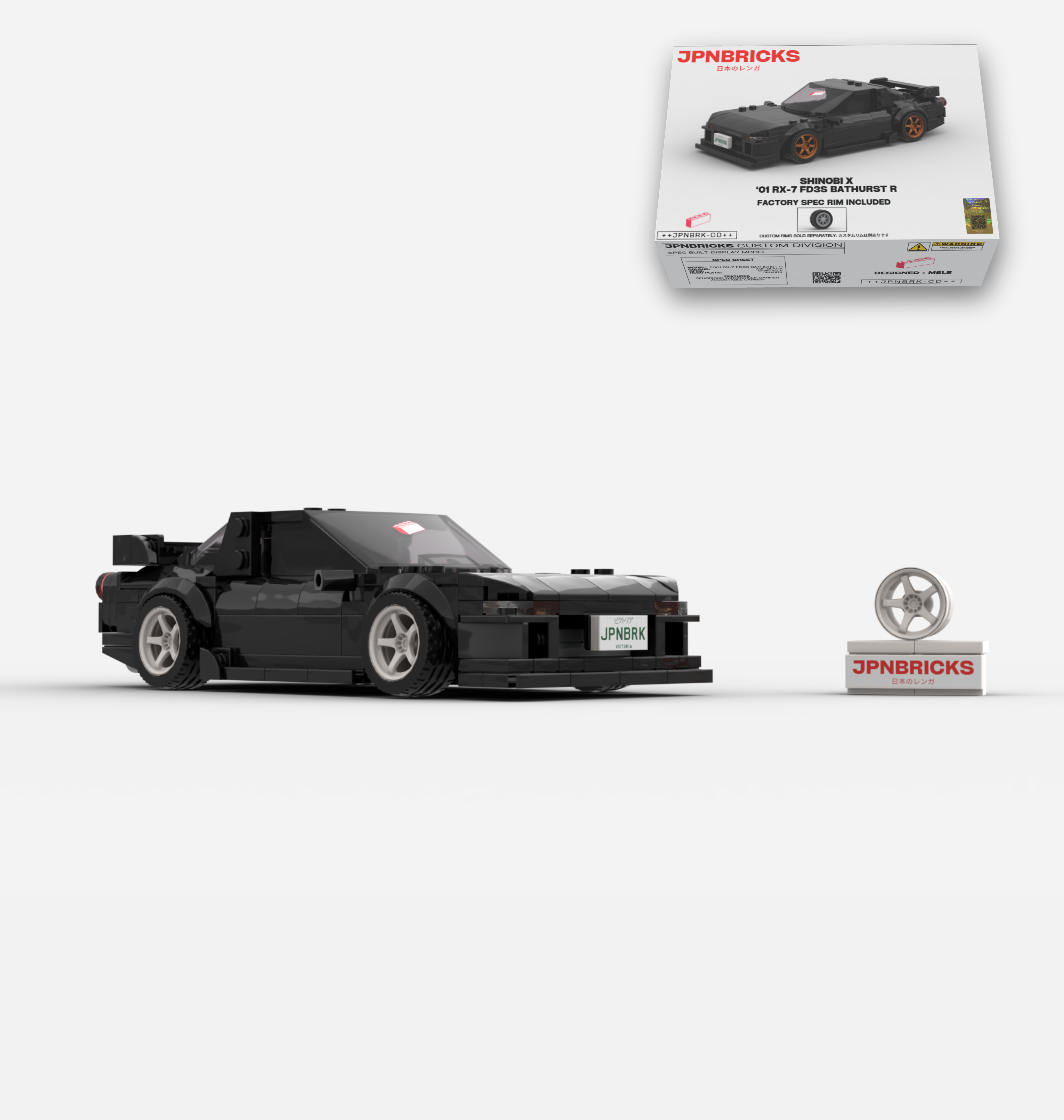 2001 RX-7 FD3S BATHURST R A3F BLACK CUSTOM SPEC