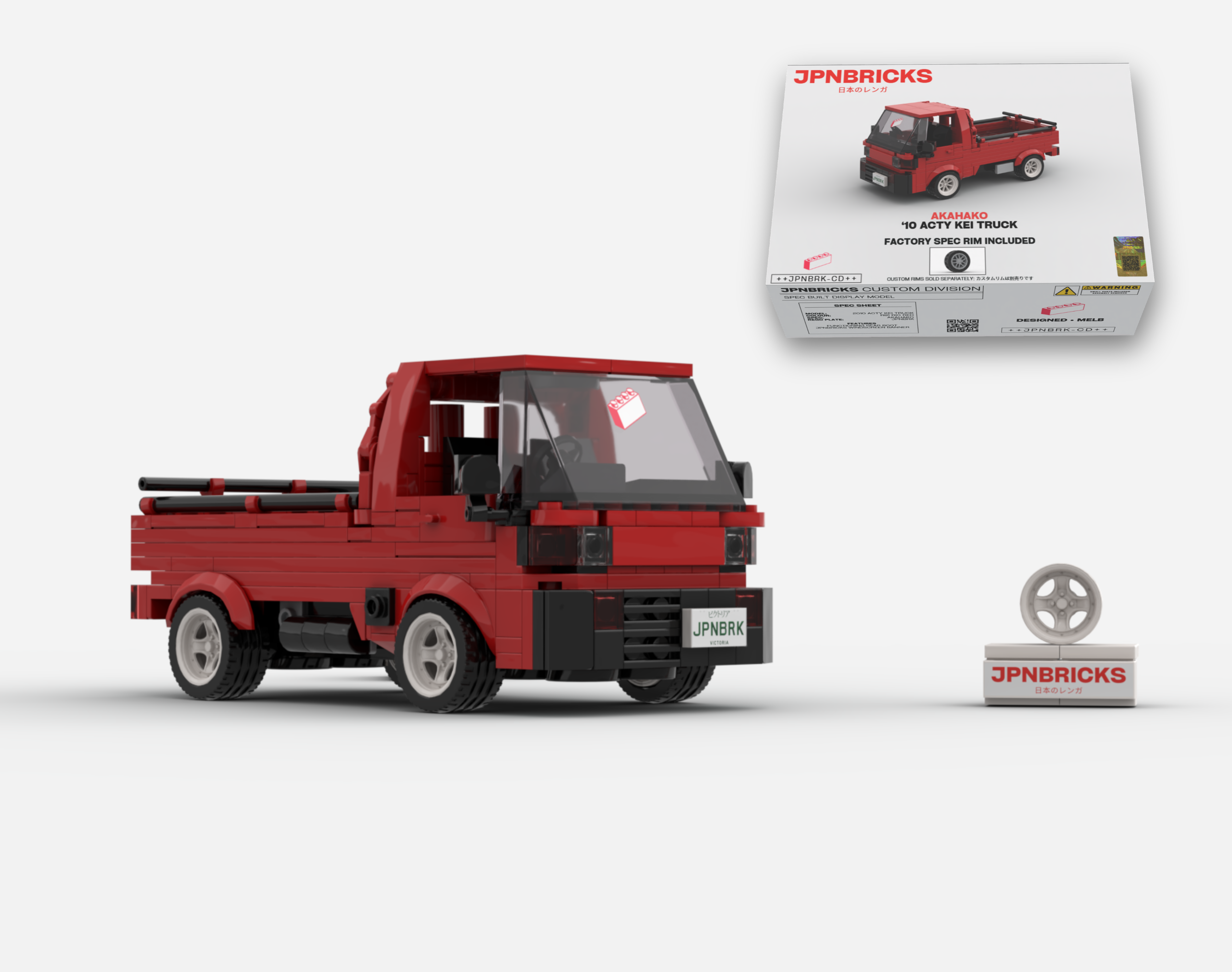 2010 ACTY KEI TRUCK R81 RED