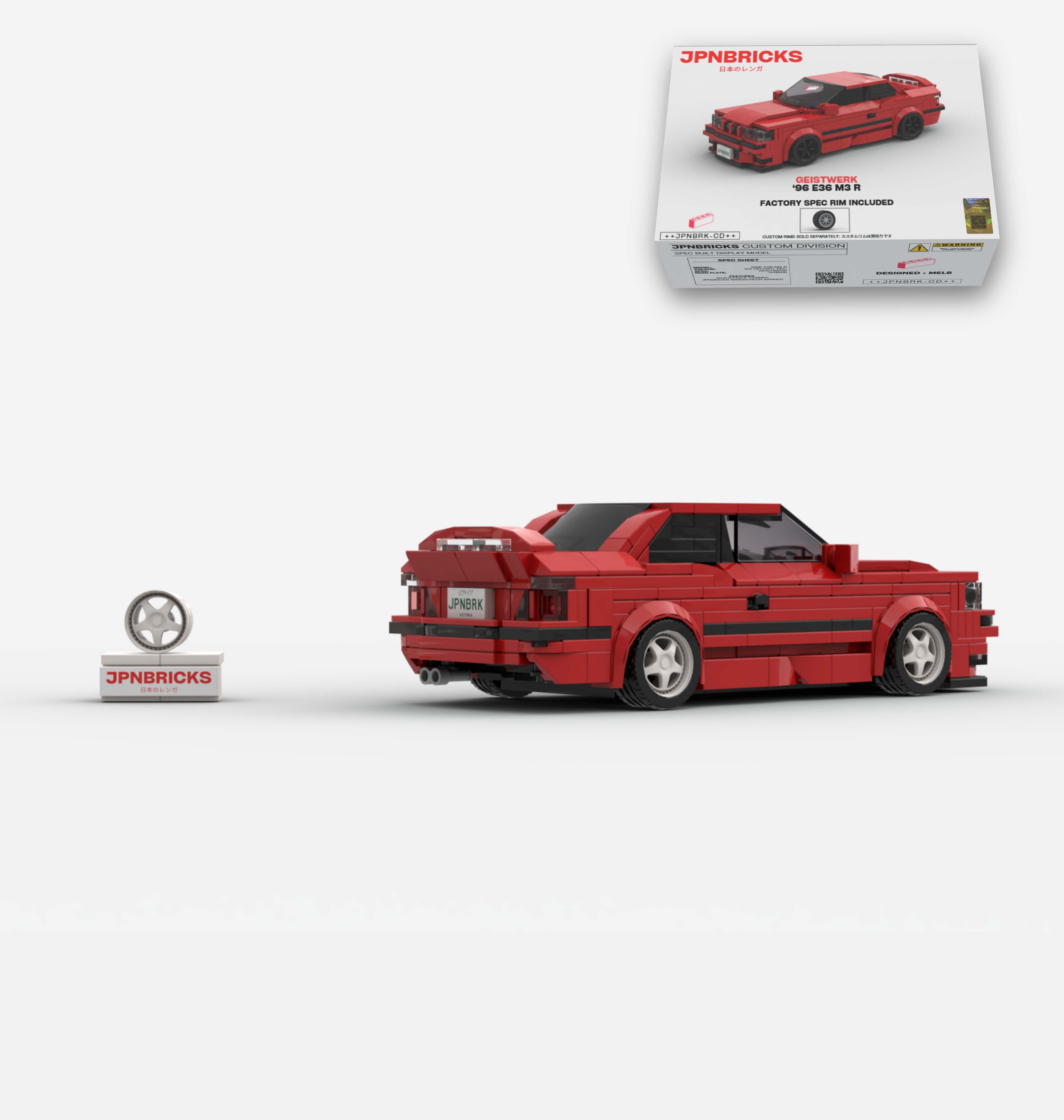 1996 E36 M3 R 314 RED CUSTOM SPEC