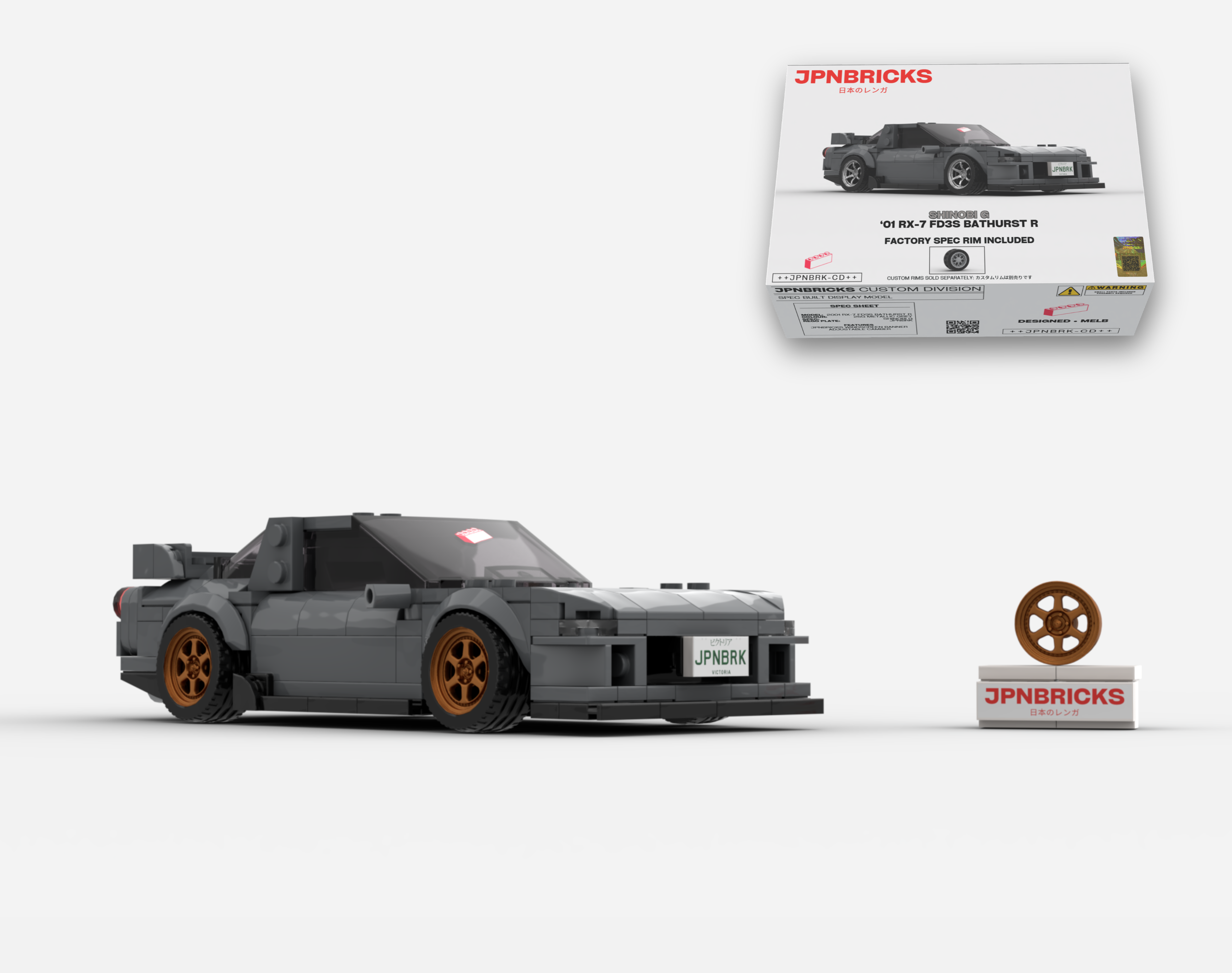 2001 RX-7 FD3S BATHURST R 25G GREY
