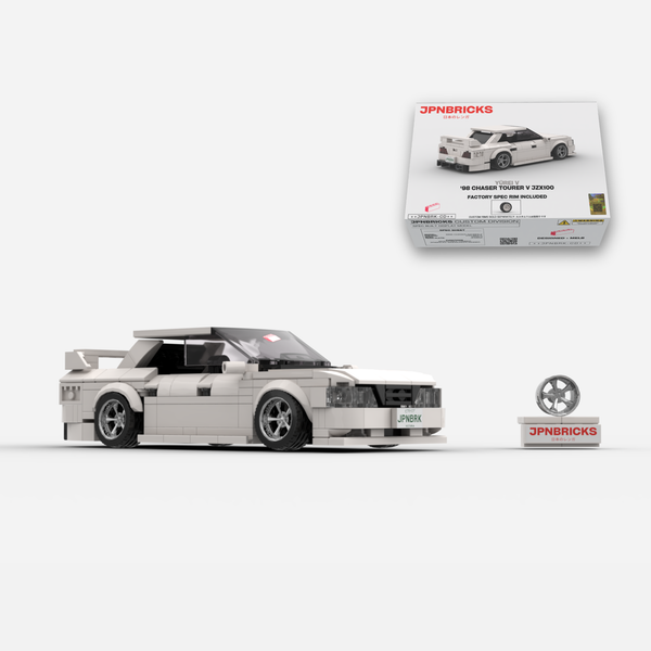 1998 Chaser Tourer V JZX100 | 040 White | JPNBRICKS Brick Car