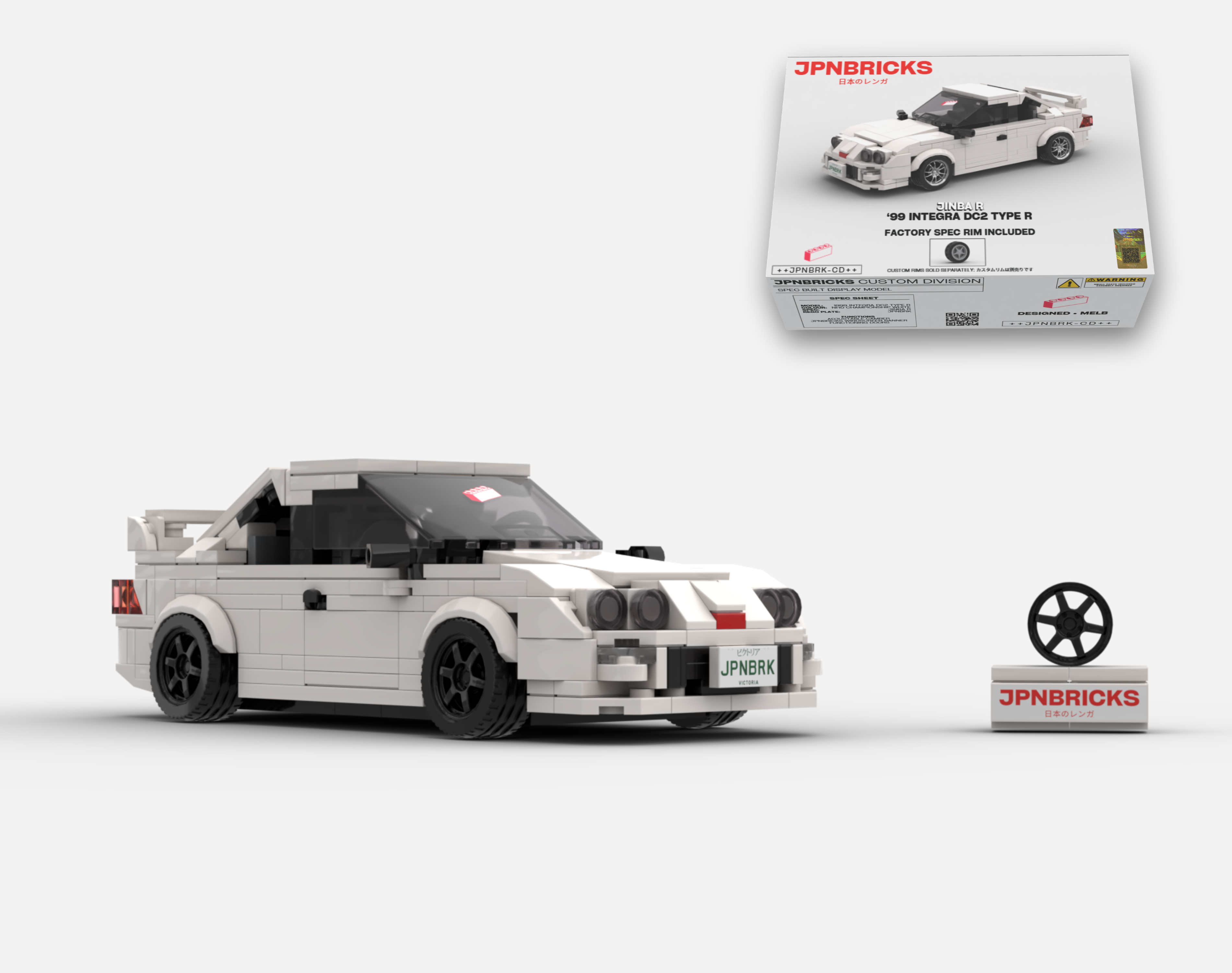 [PRE-ORDER] 1999 INTEGRA DC2 TYPE R NH0 CHAMPIONSHIP WHITE