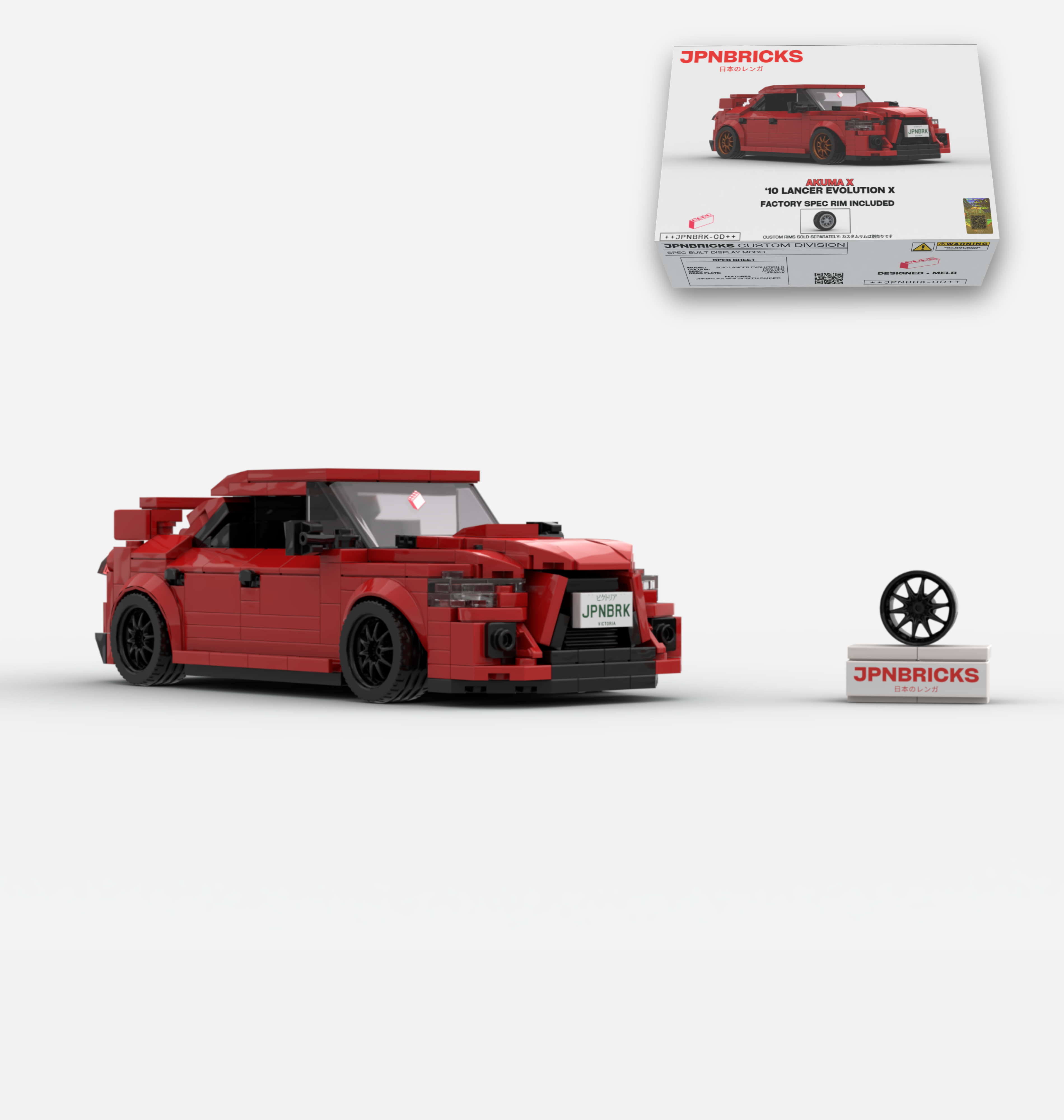 2008 LANCER EVOLUTION X P26 RED