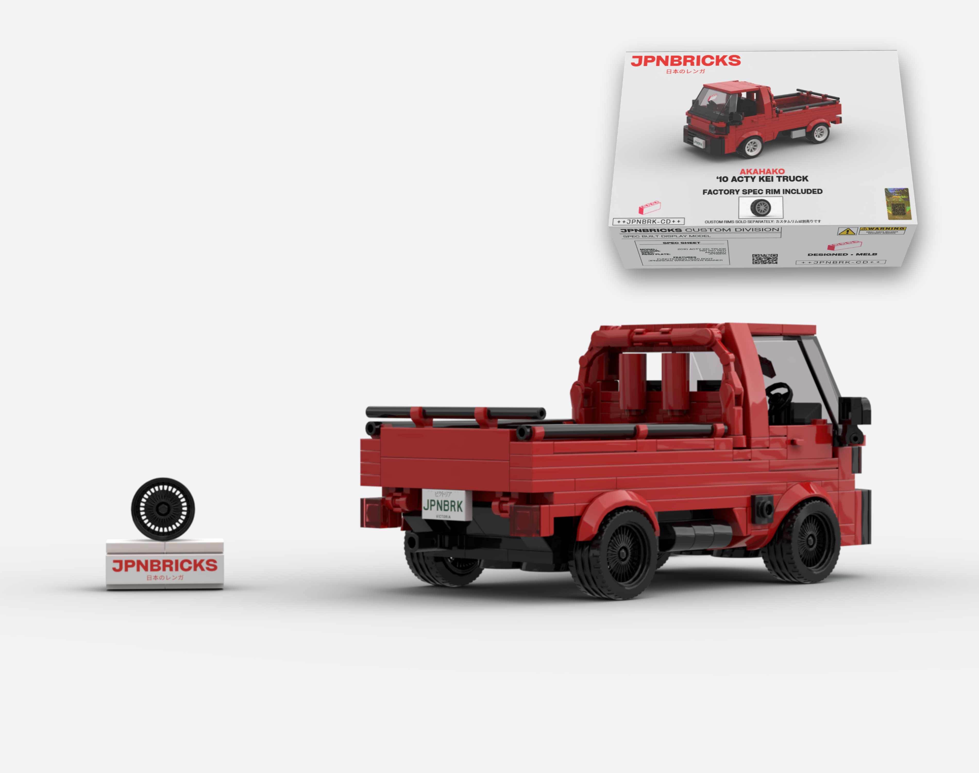 2010 ACTY KEI TRUCK R81 RED