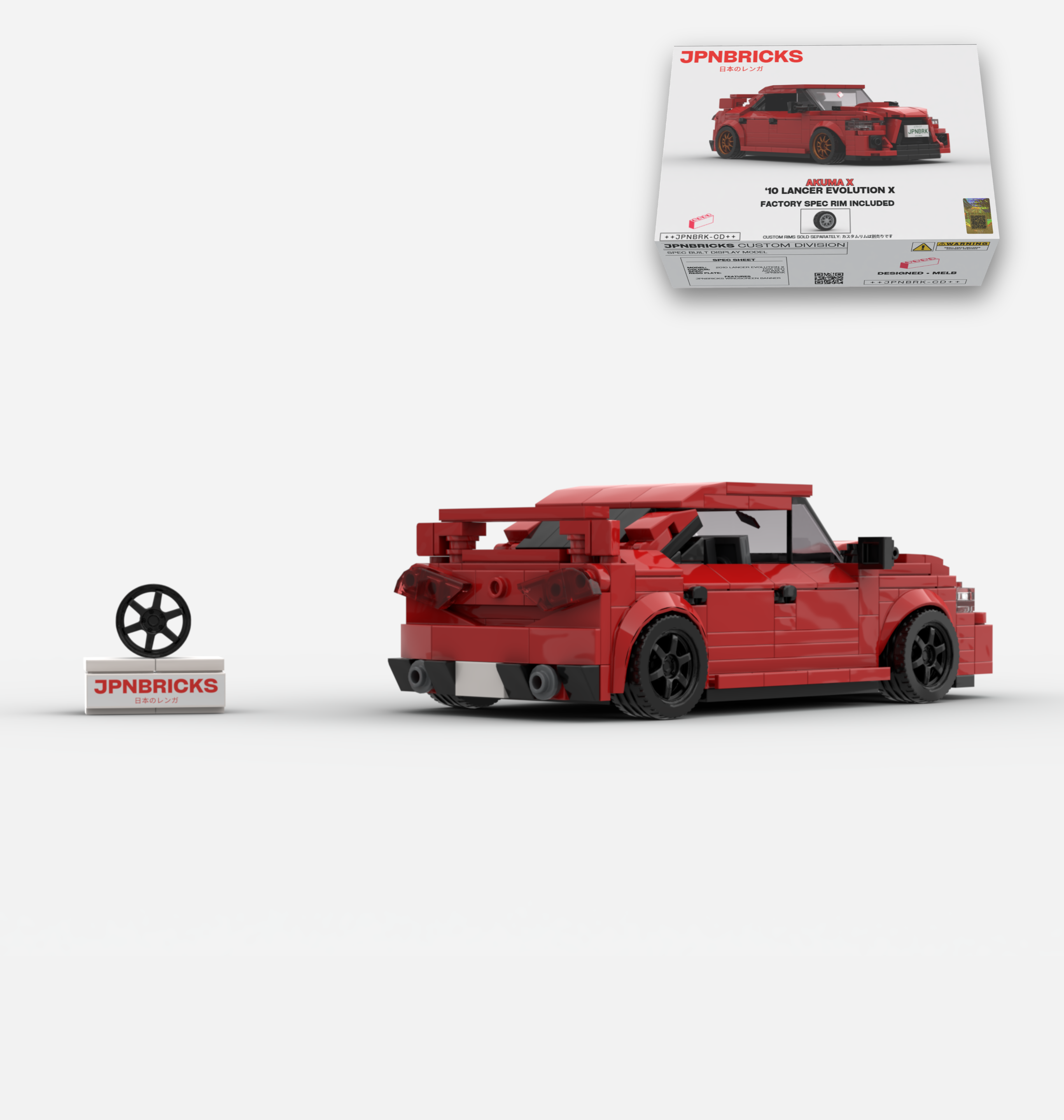 2008 LANCER EVOLUTION X P26 RED