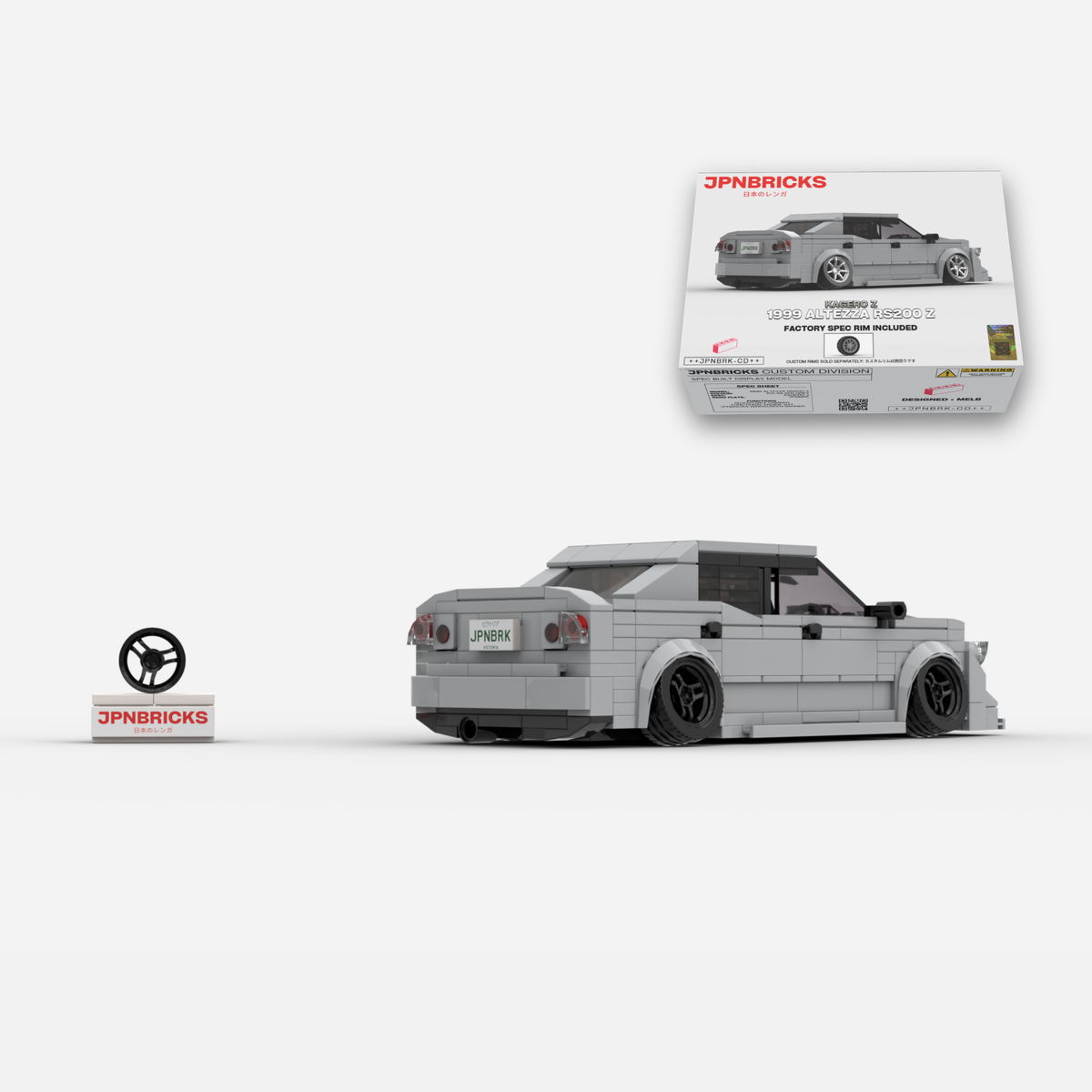 [PRE-ORDER] 1999 Altezza RS200 Z 1C0 Grey Brick Car Model Kit