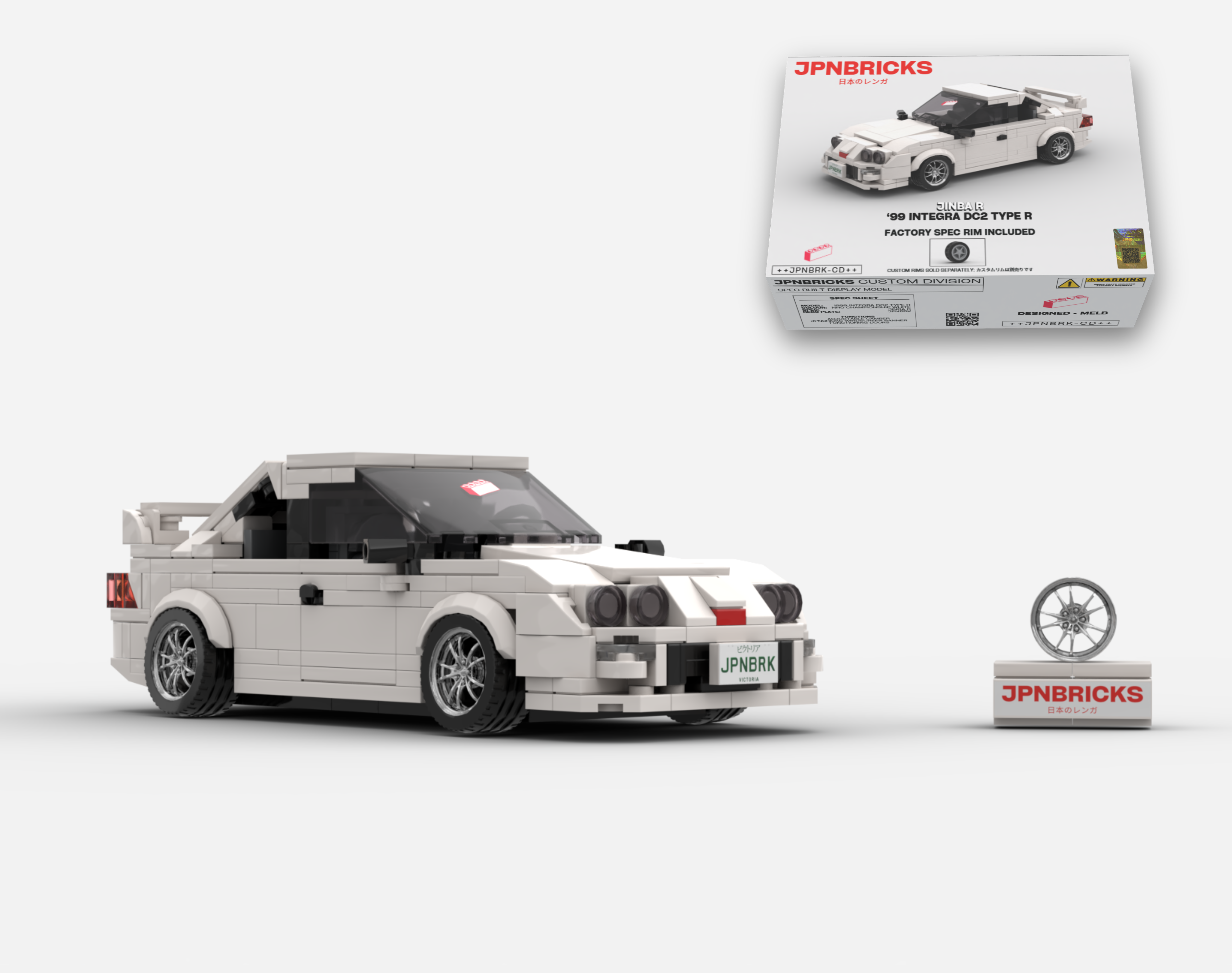 [PRE-ORDER] 1999 INTEGRA DC2 TYPE R NH0 CHAMPIONSHIP WHITE