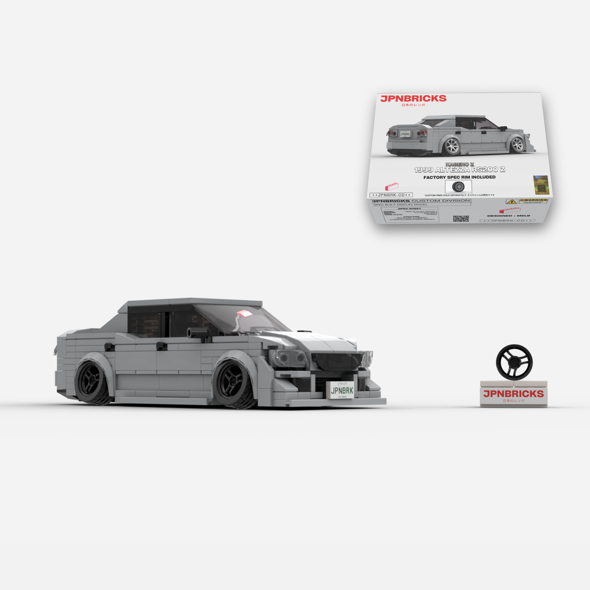 [PRE-ORDER] 1999 Altezza RS200 Z 1C0 Grey Brick Car Model Kit