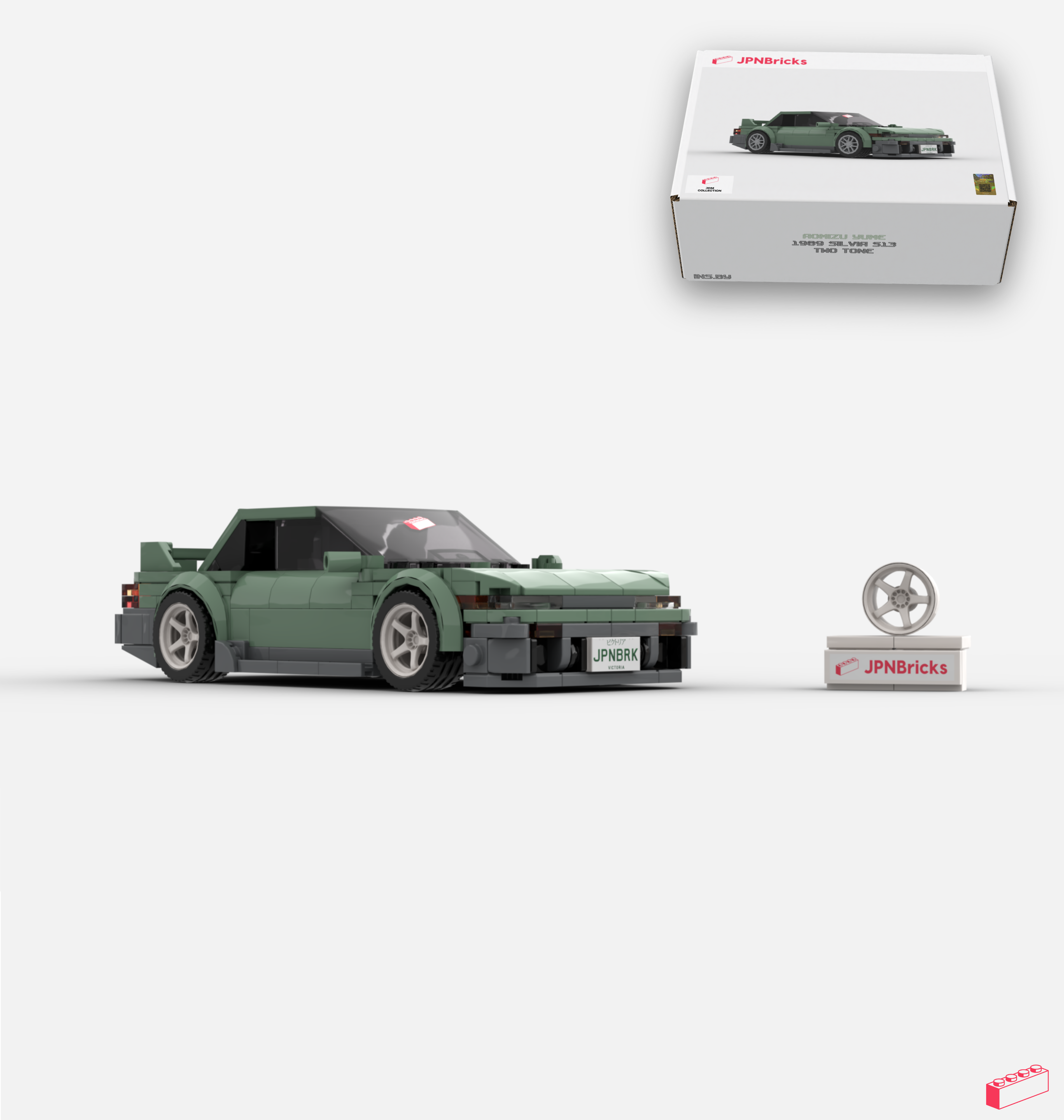 1989 SILVIA S13 SEAFOAM TWO TONE