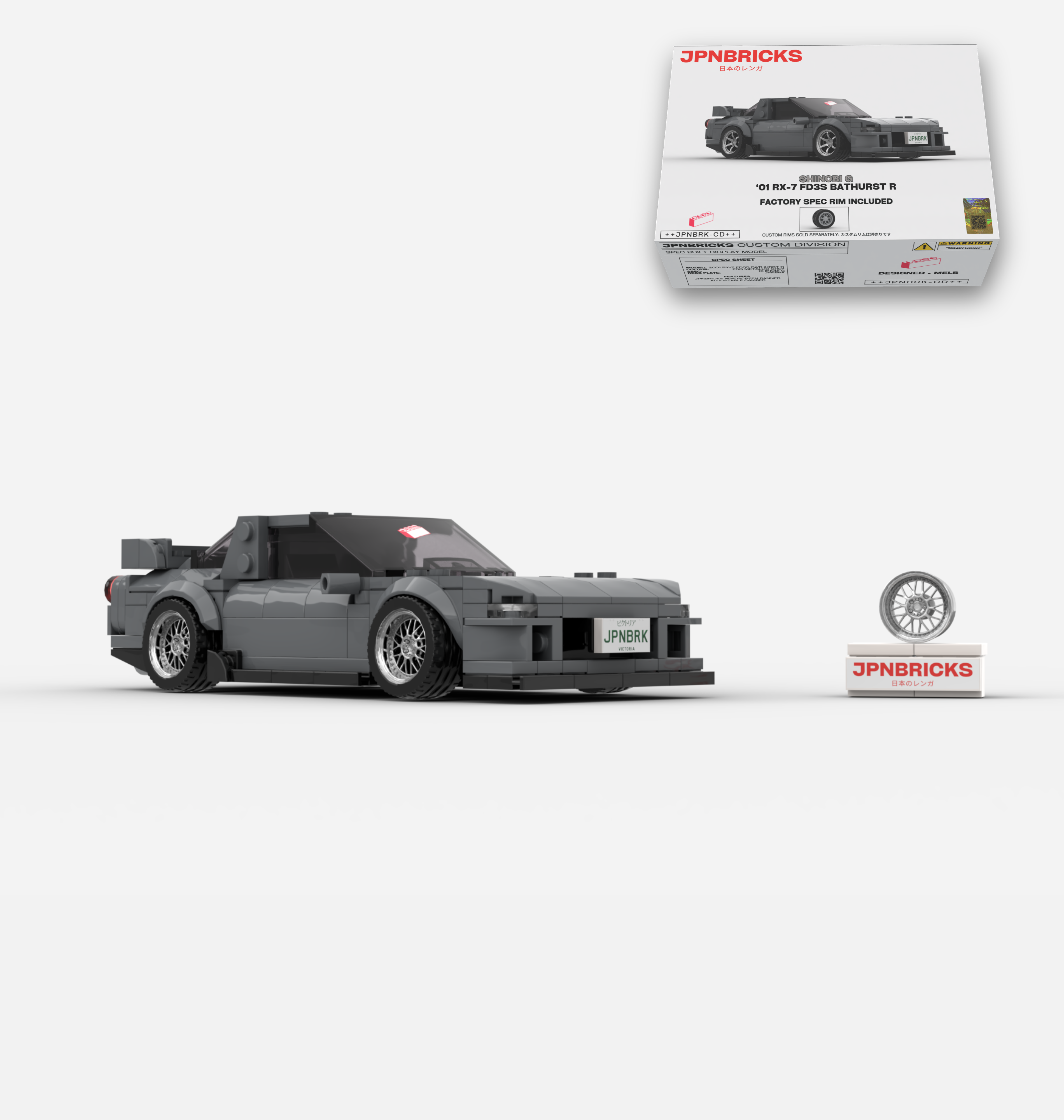 2001 RX-7 FD3S BATHURST R 25G GREY
