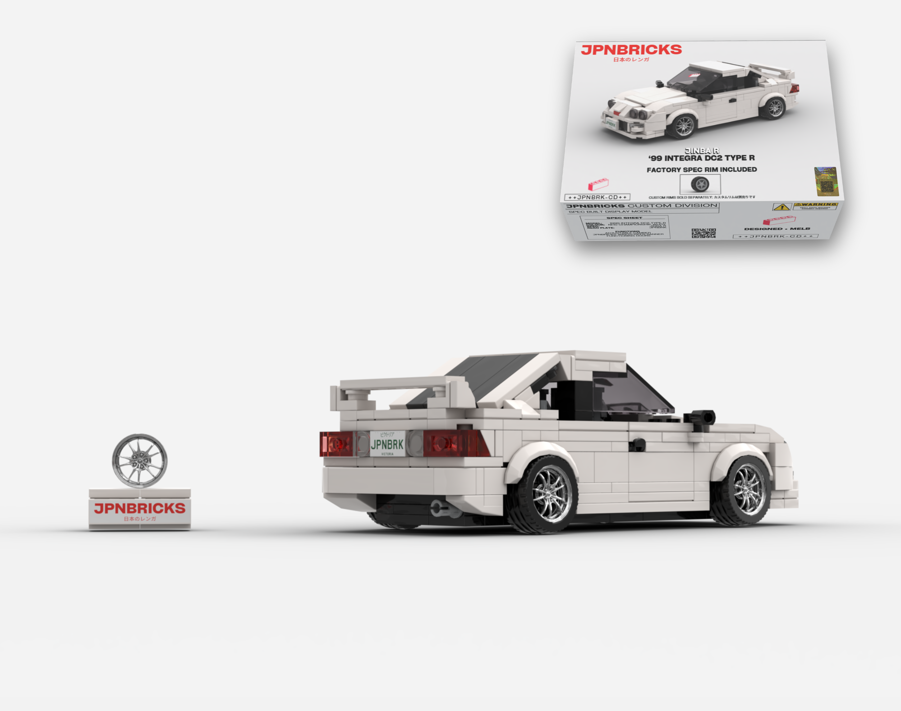 [PRE-ORDER] 1999 INTEGRA DC2 TYPE R NH0 CHAMPIONSHIP WHITE