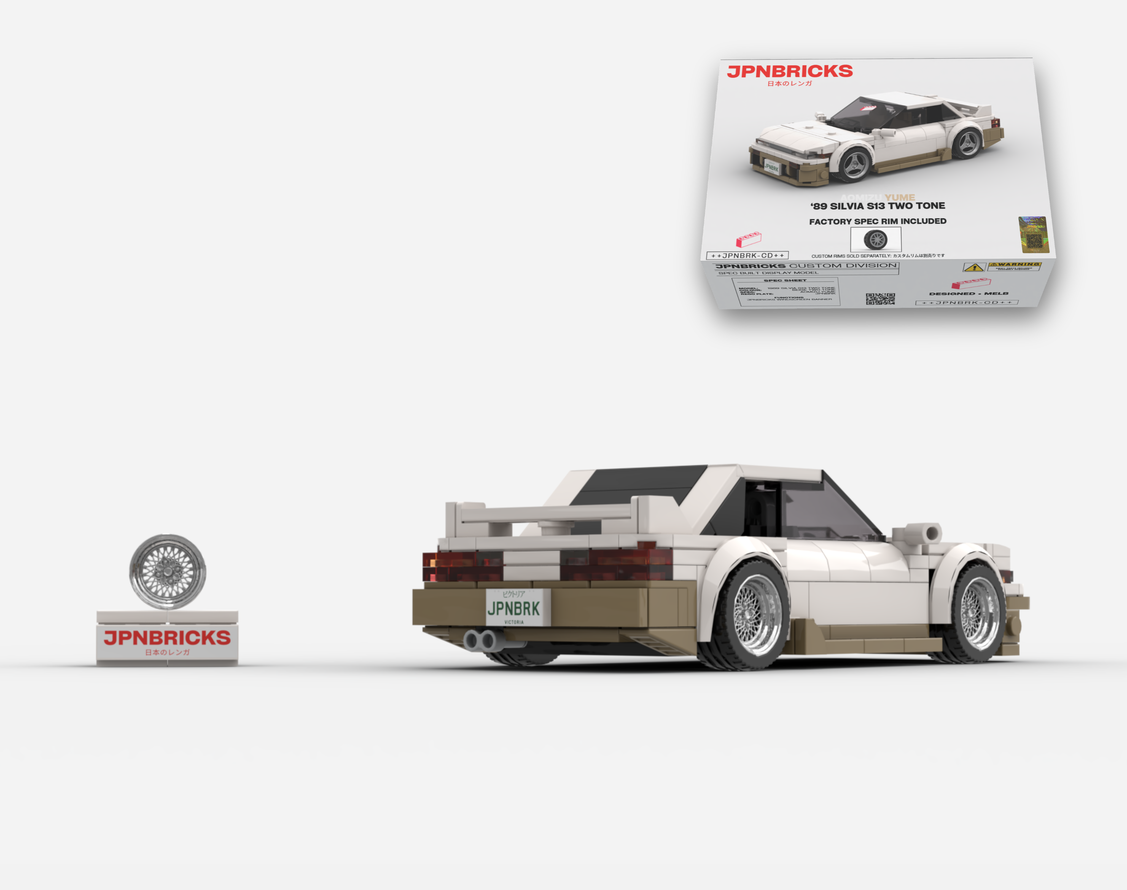 1989 SILVIA S13 BEIGE TWO TONE