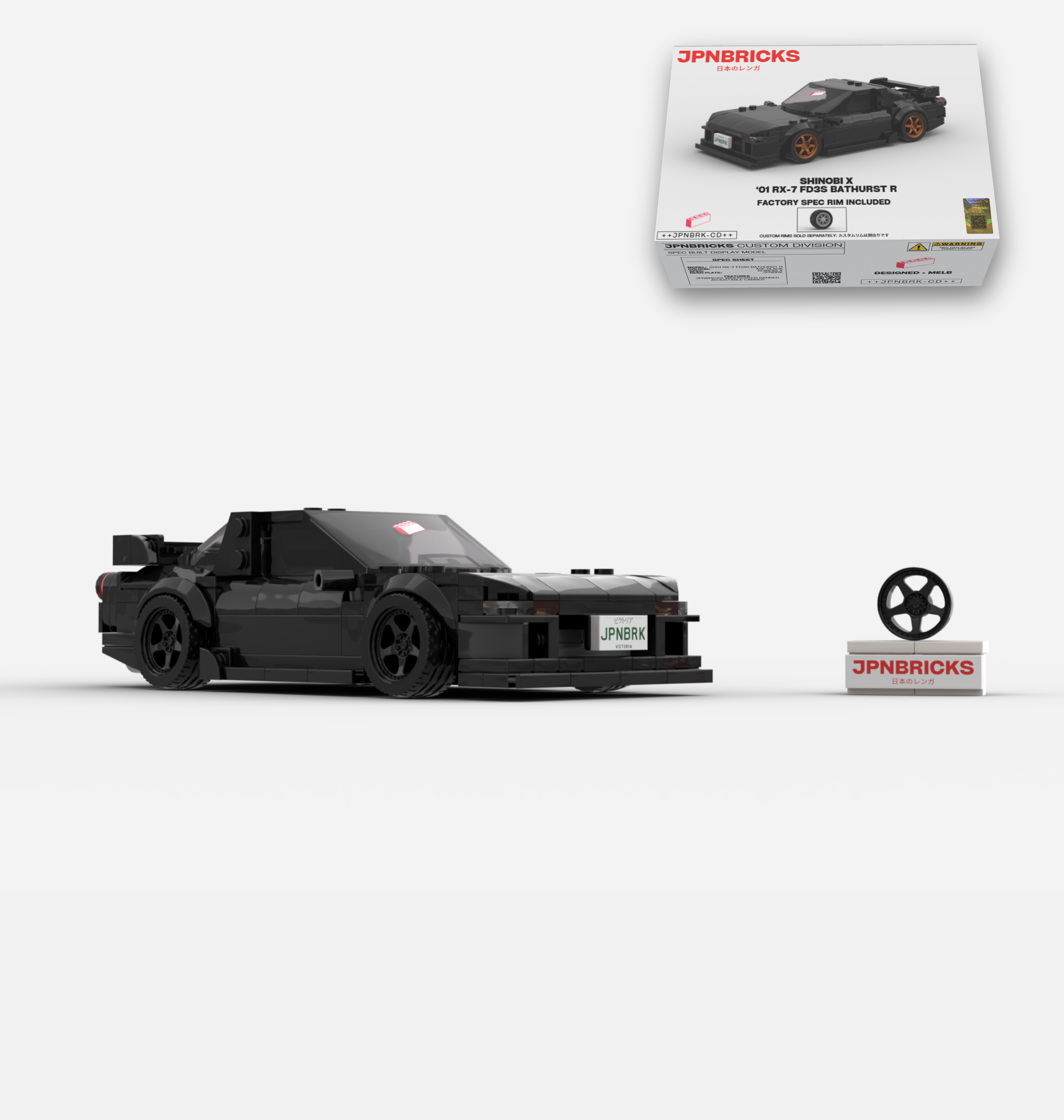 2001 RX-7 FD3S BATHURST R A3F BLACK CUSTOM SPEC
