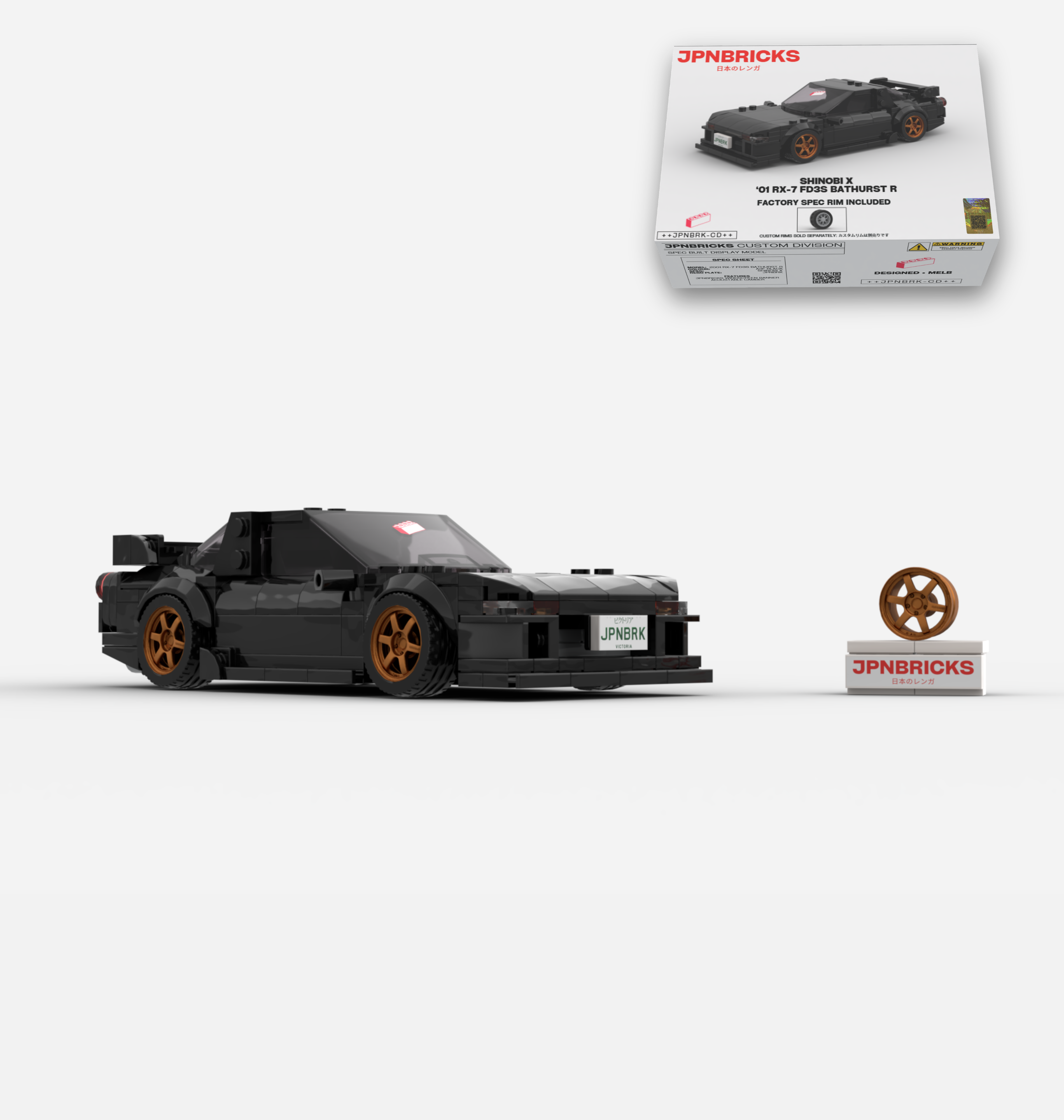 2001 RX-7 FD3S BATHURST R A3F BLACK