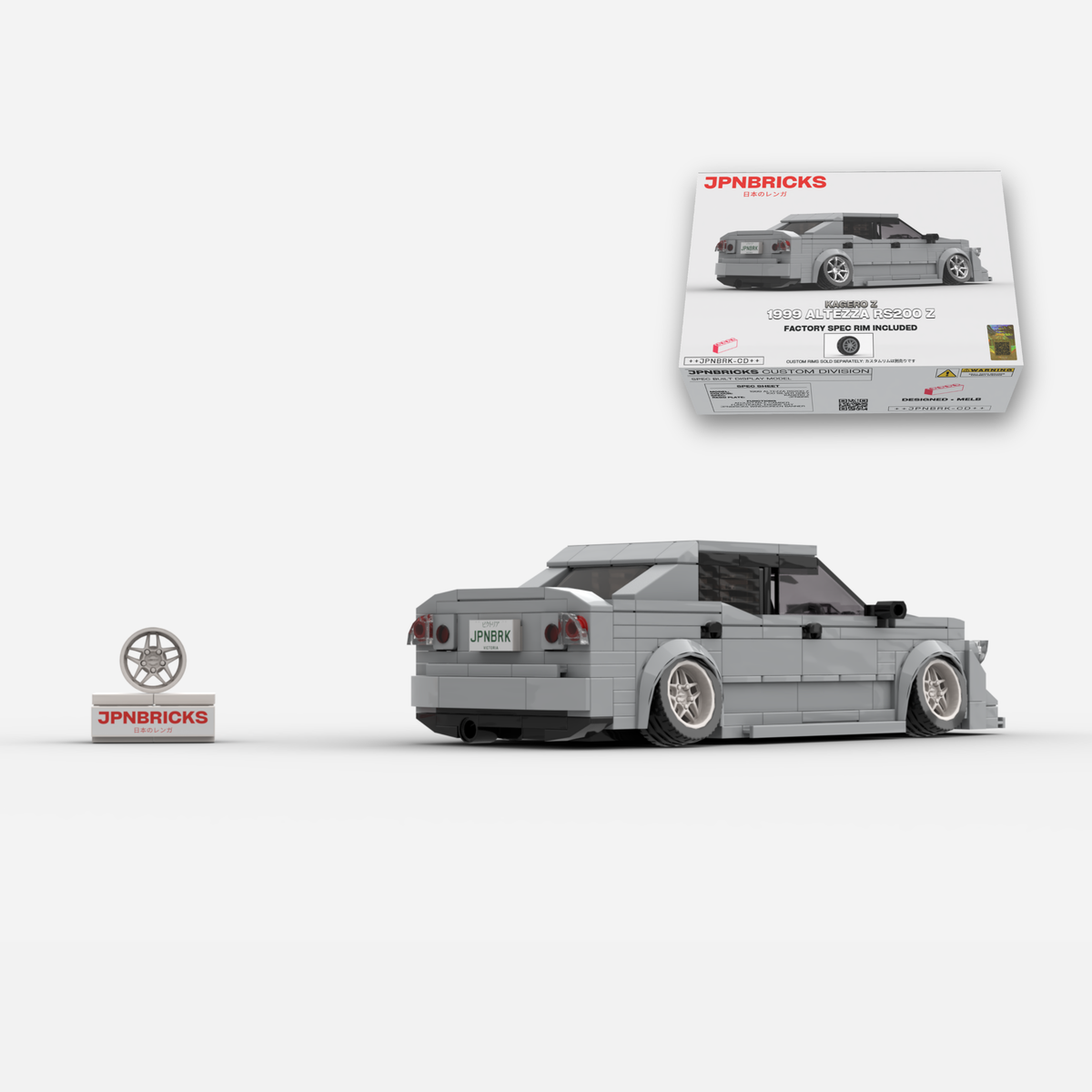 [PRE-ORDER] 1999 Altezza RS200 Z 1C0 Grey Brick Car Model Kit