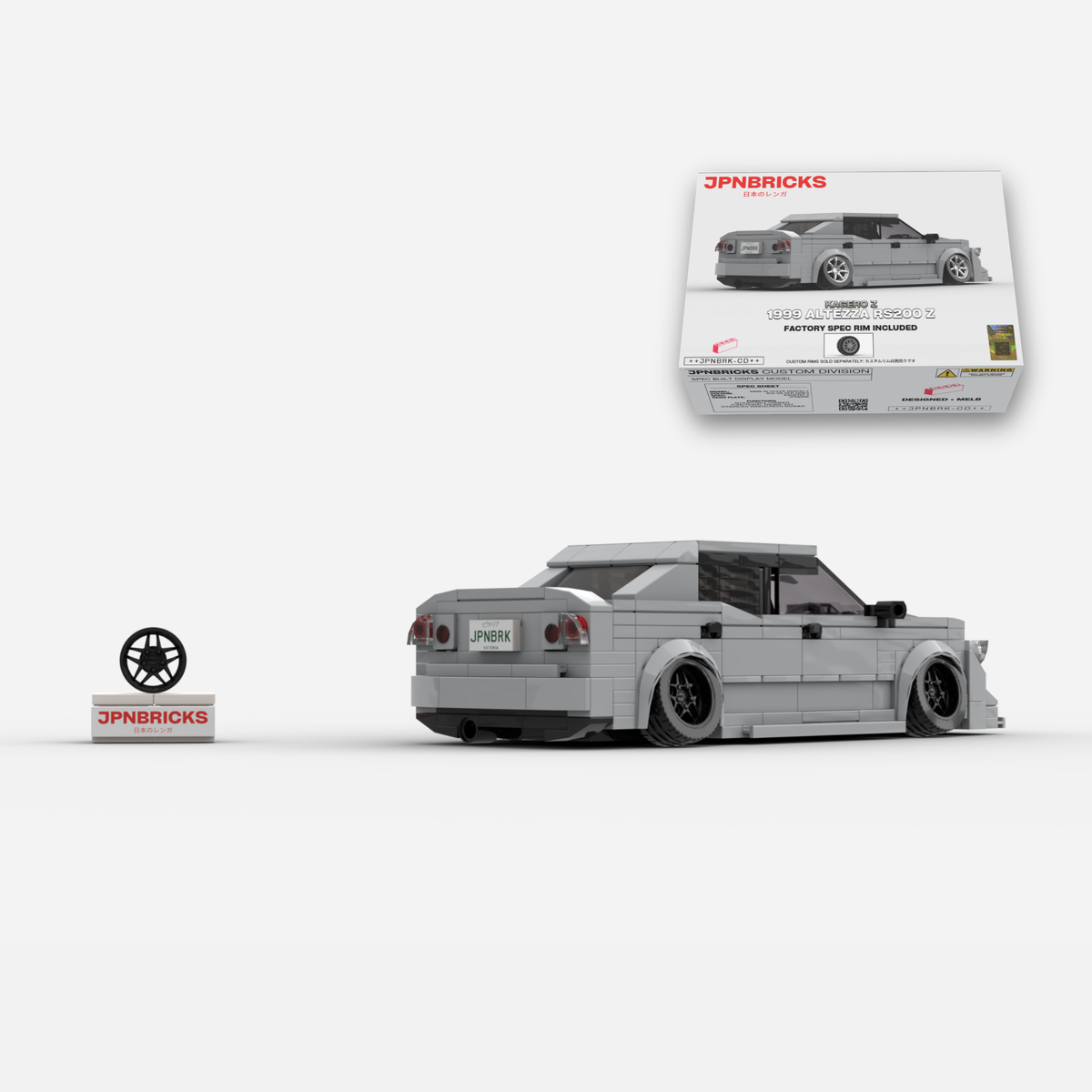 [PRE-ORDER] 1999 Altezza RS200 Z 1C0 Grey Brick Car Model Kit