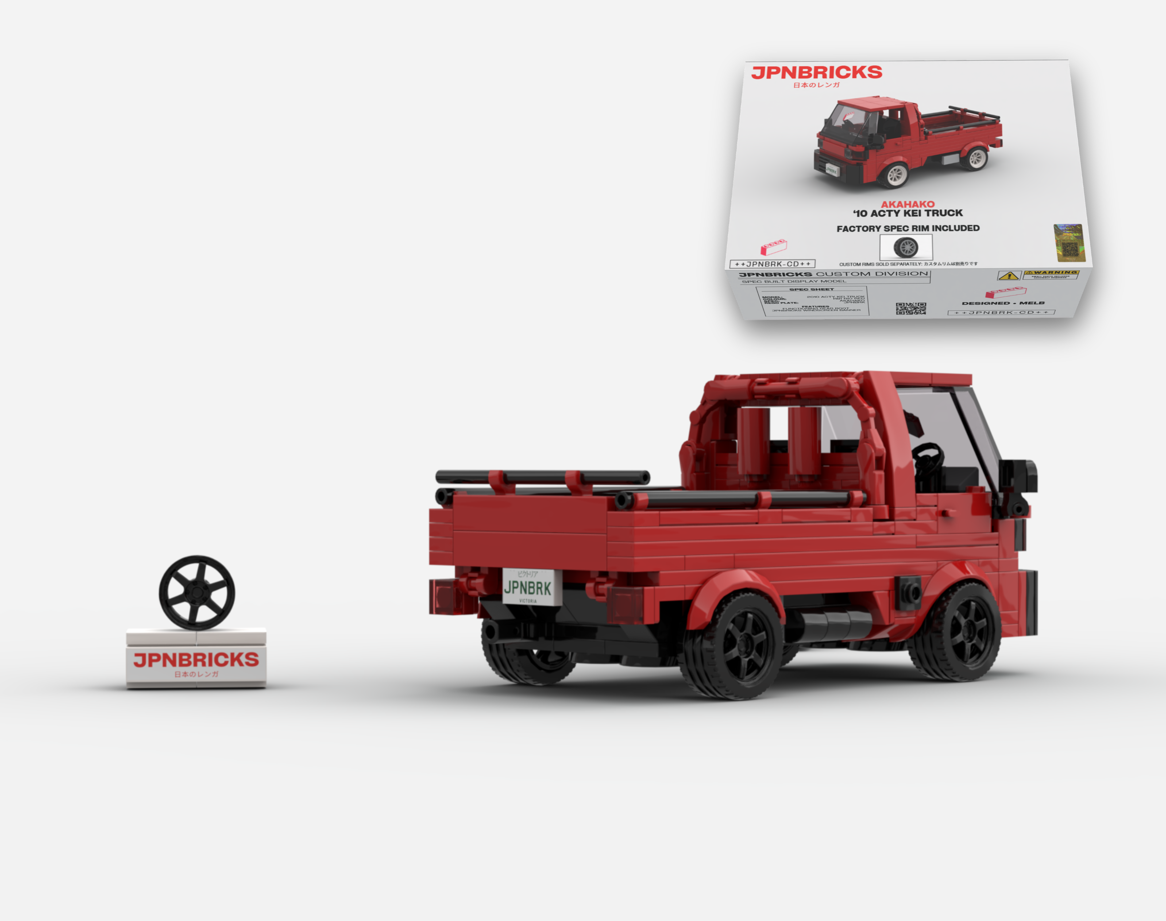 2010 ACTY KEI TRUCK R81 RED
