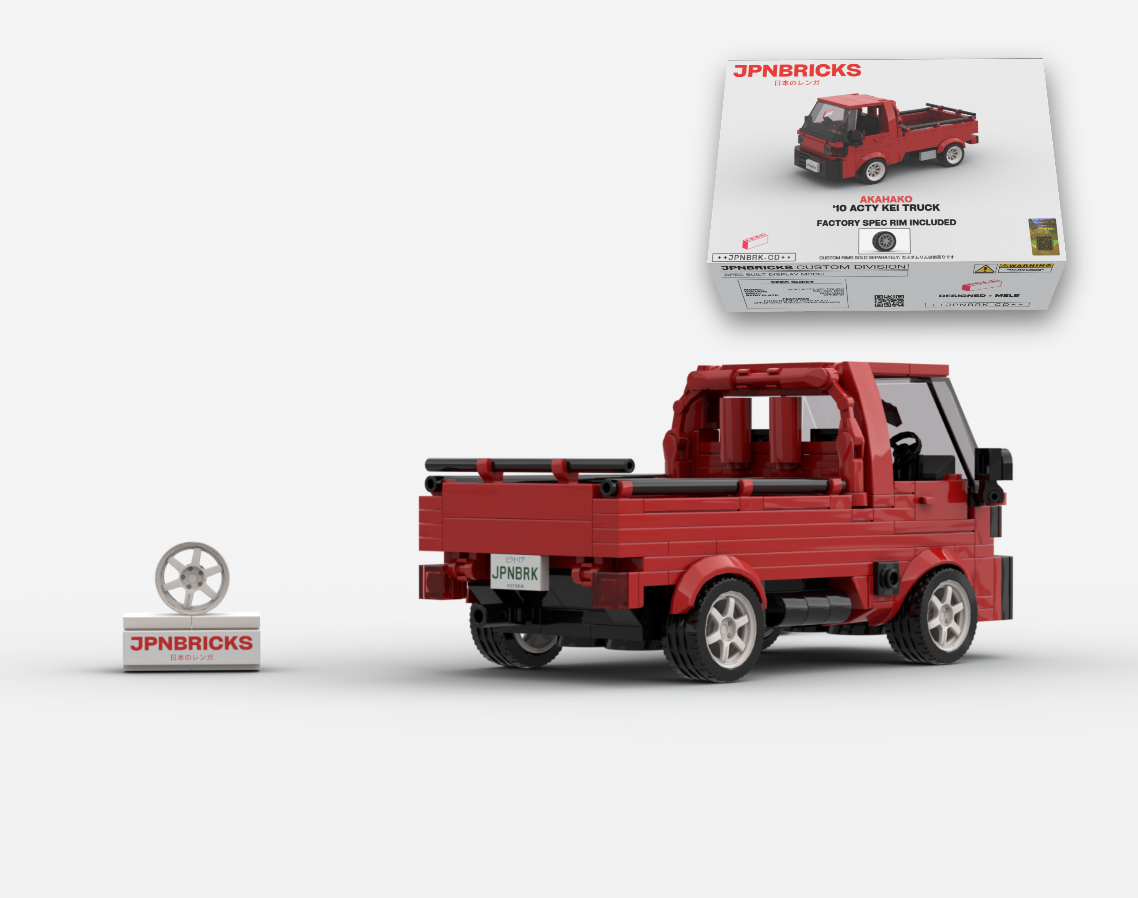 2010 ACTY KEI TRUCK R81 RED