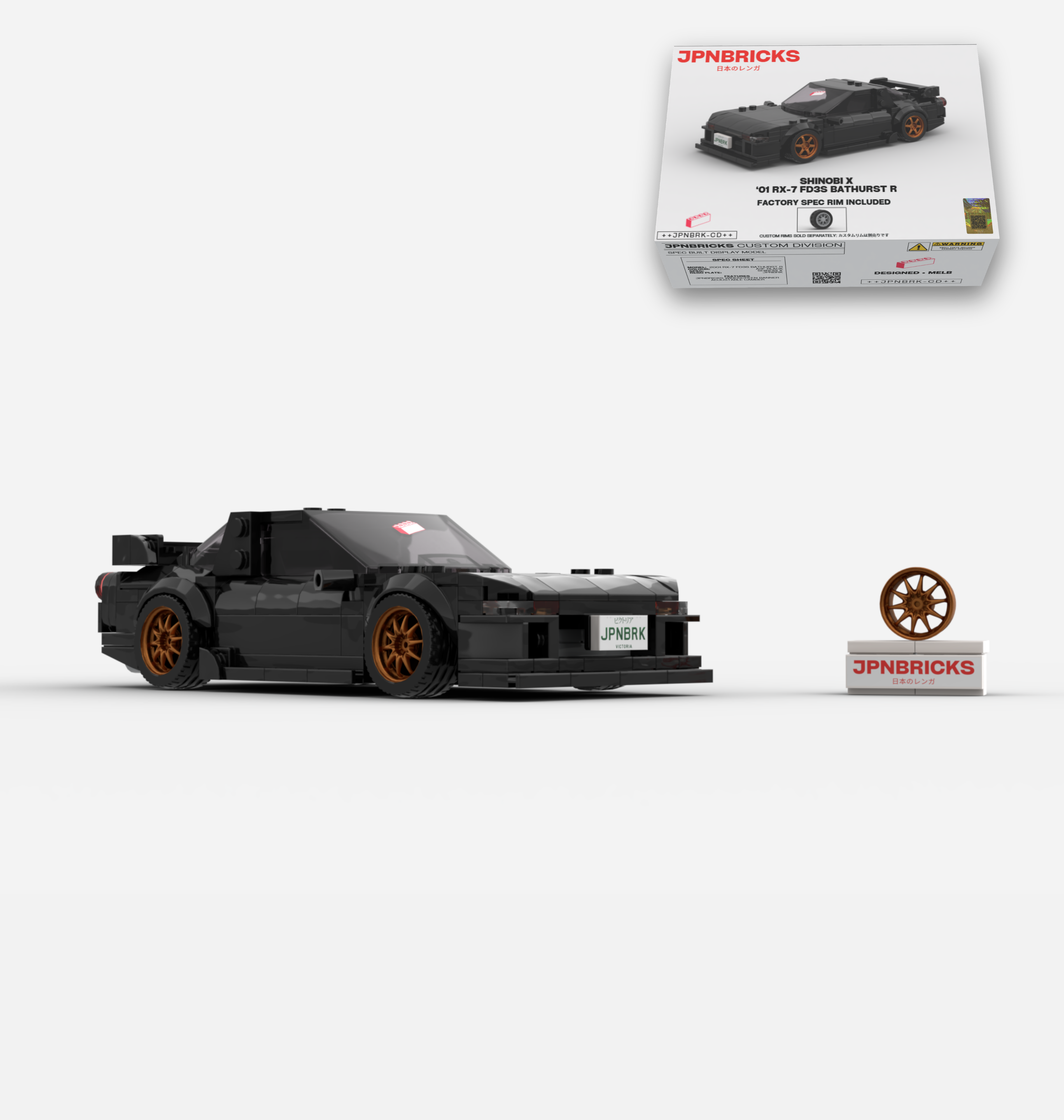 2001 RX-7 FD3S BATHURST R A3F BLACK