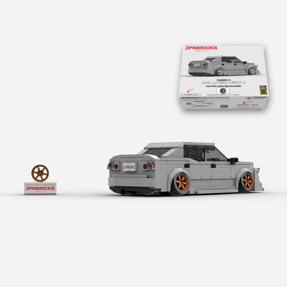 [PRE-ORDER] 1999 Altezza RS200 Z 1C0 Grey Brick Car Model Kit