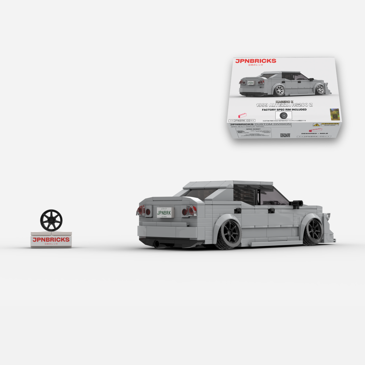 [PRE-ORDER] 1999 Altezza RS200 Z 1C0 Grey Brick Car Model Kit